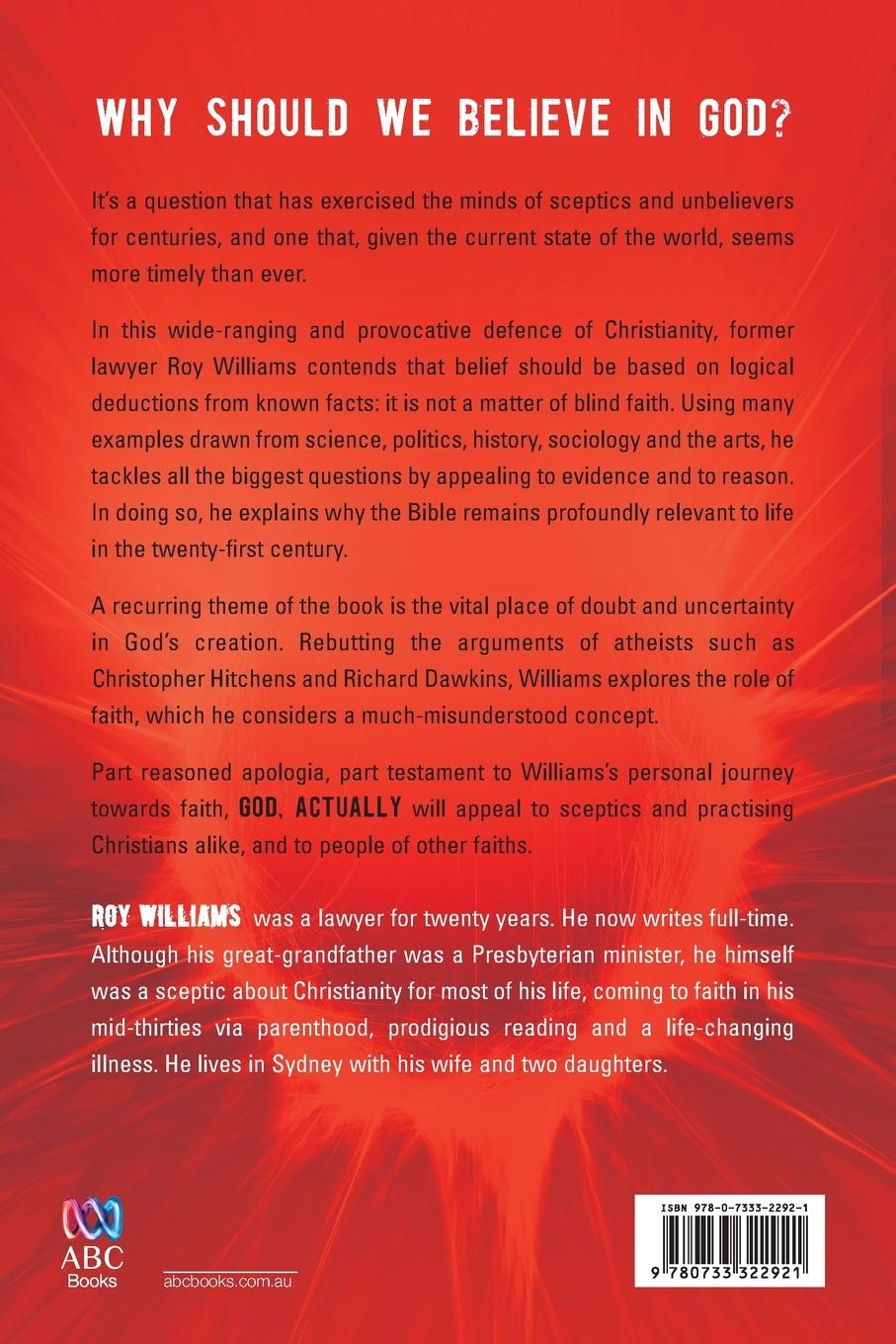 Rückseitencover GOD ACTUALLY