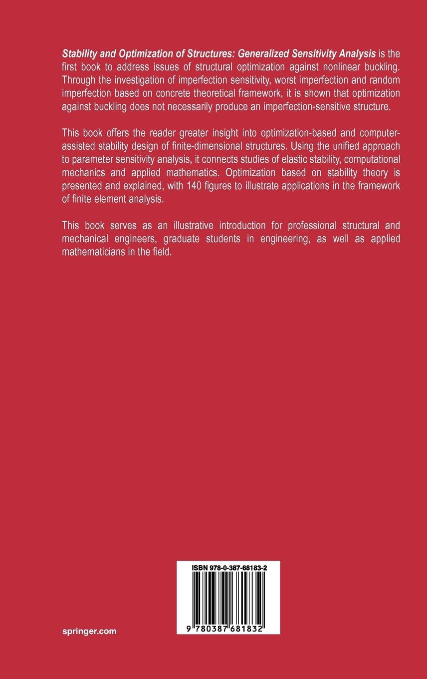 Rückseitencover Stability and Optimization of Structures