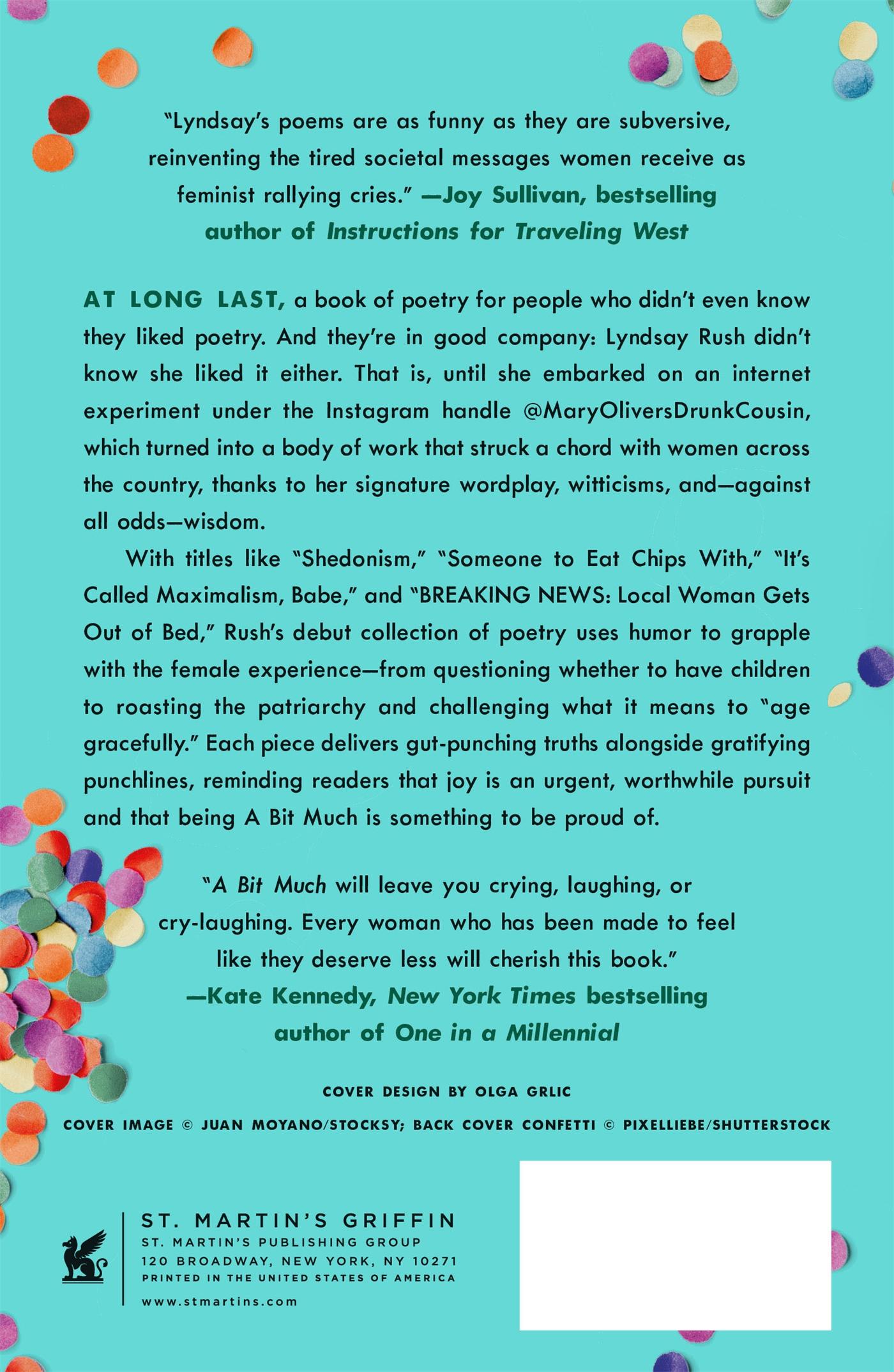 Rückseitencover A Bit Much