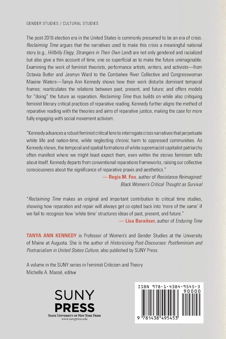 Rückseitencover Reclaiming Time