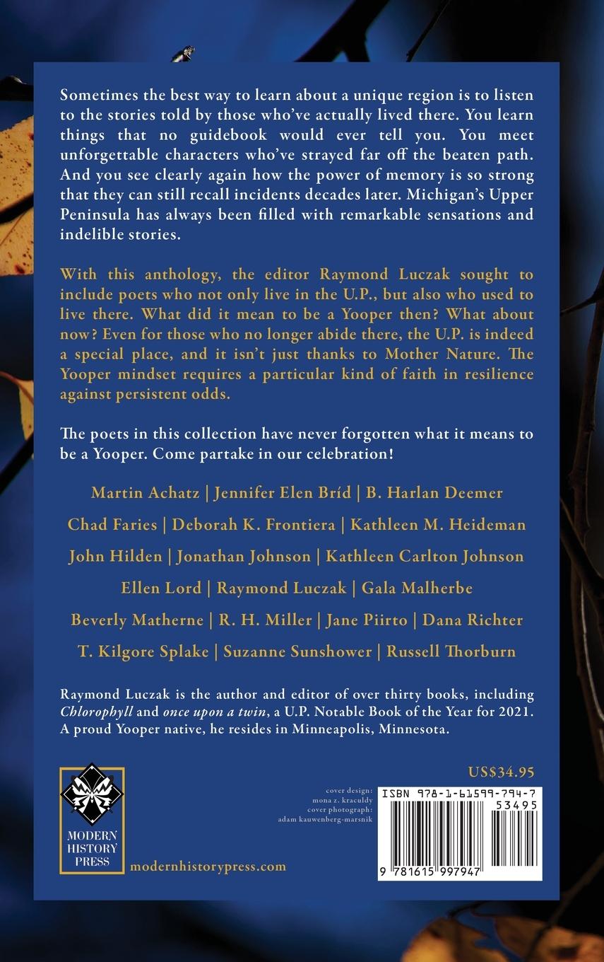 Rückseitencover Yooper Poetry