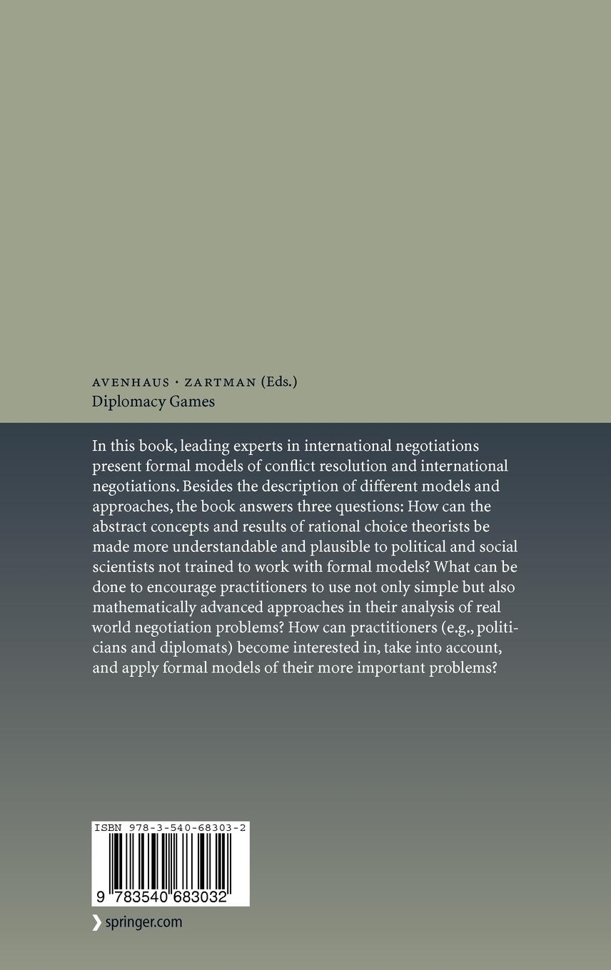 Rückseitencover Diplomacy Games