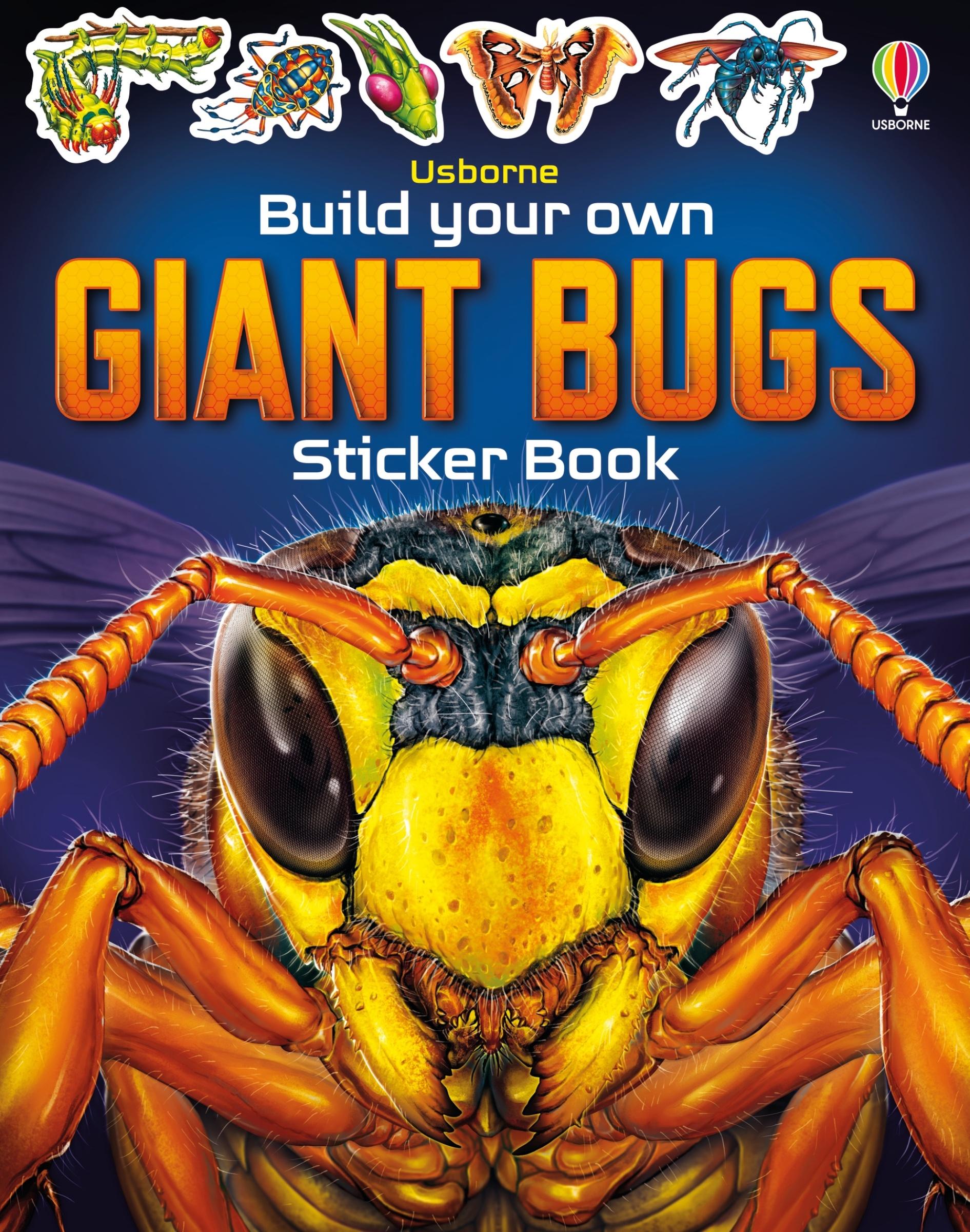 Vorderes Coverbild Build Your Own Giant Bugs Sticker Book