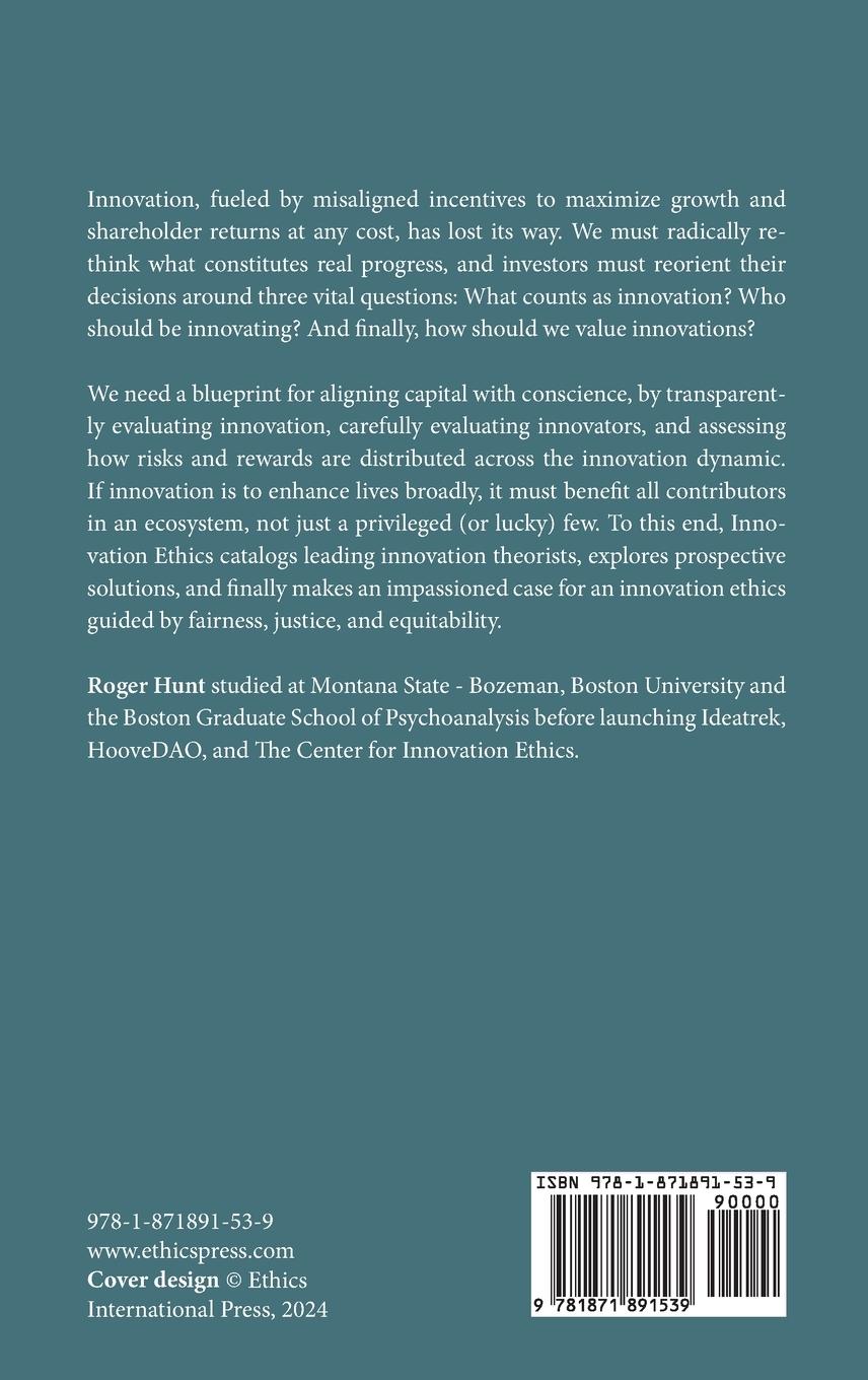 Rückseitencover Innovation Ethics