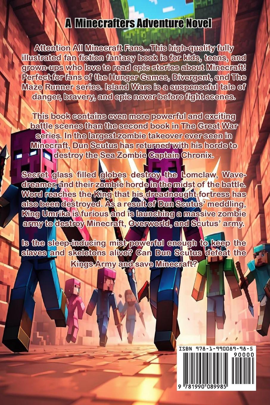 Rückseitencover Diary of a Minecraft Zombie