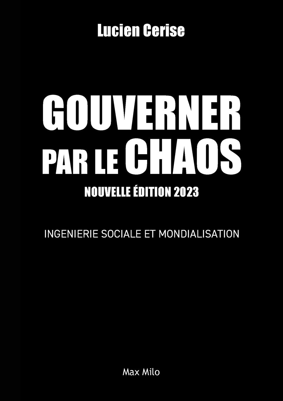 Vorderes Coverbild Gouverner par le chaos