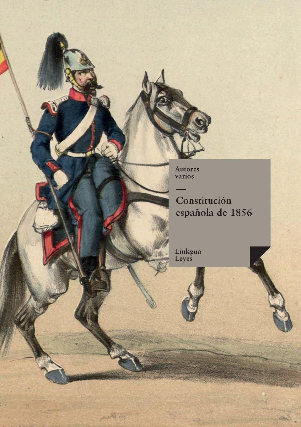 Vorderes Coverbild Constitución española de 1856
