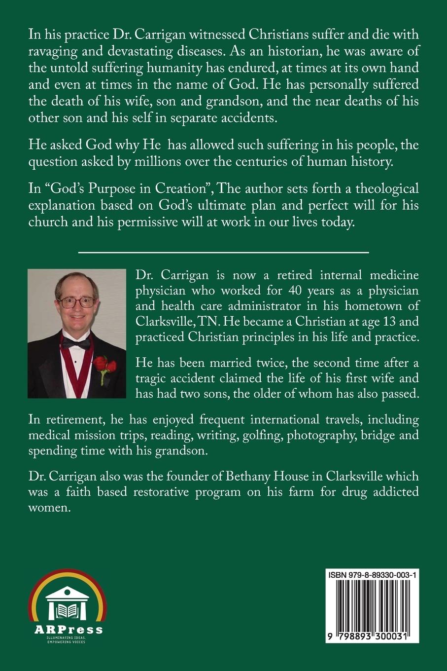 Rückseitencover God's Purpose in Creation