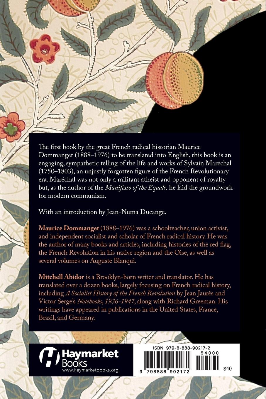 Rückseitencover Sylvain Maréchal, the Godless Man