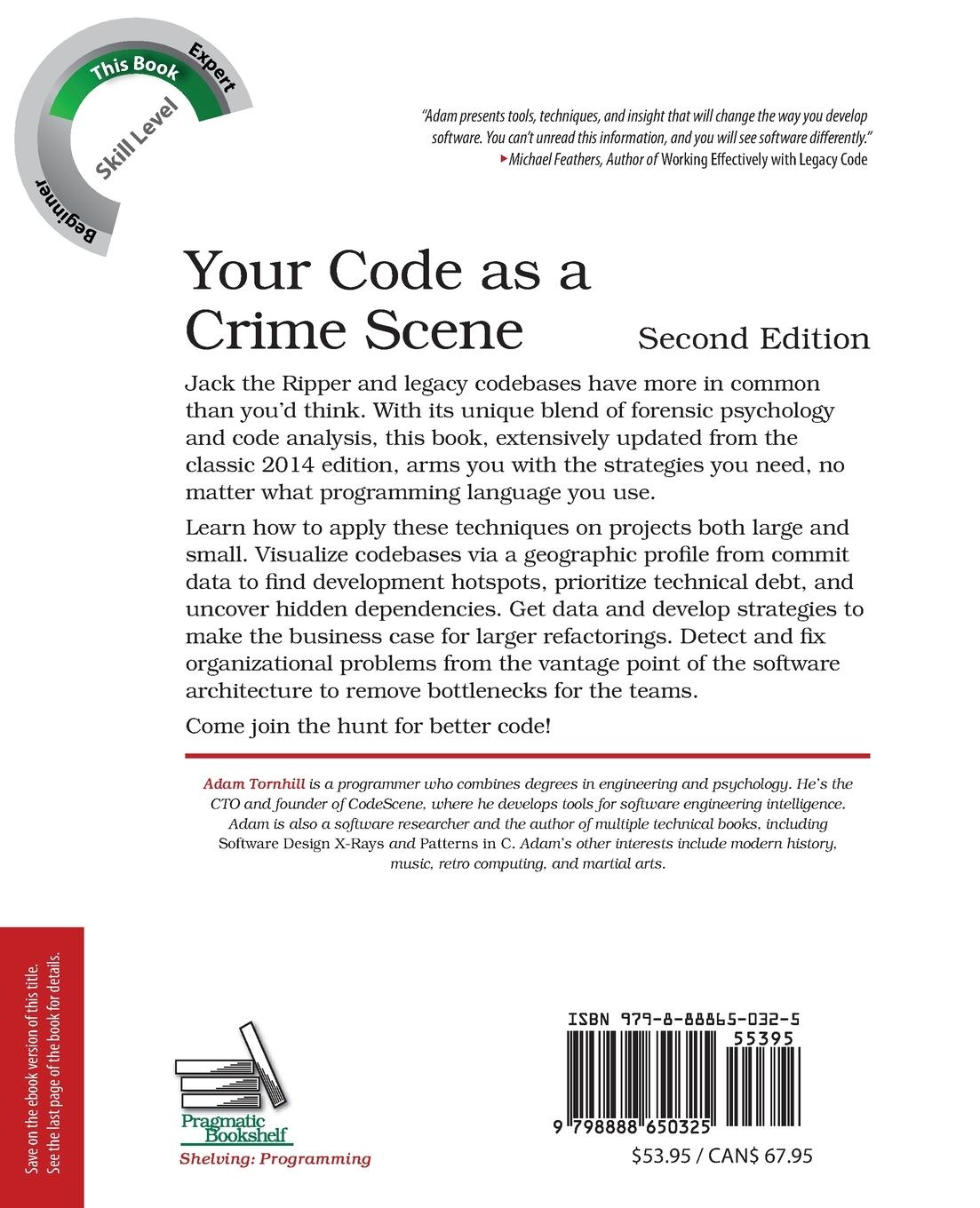 Rückseitencover Your Code as a Crime Scene, Second Edition