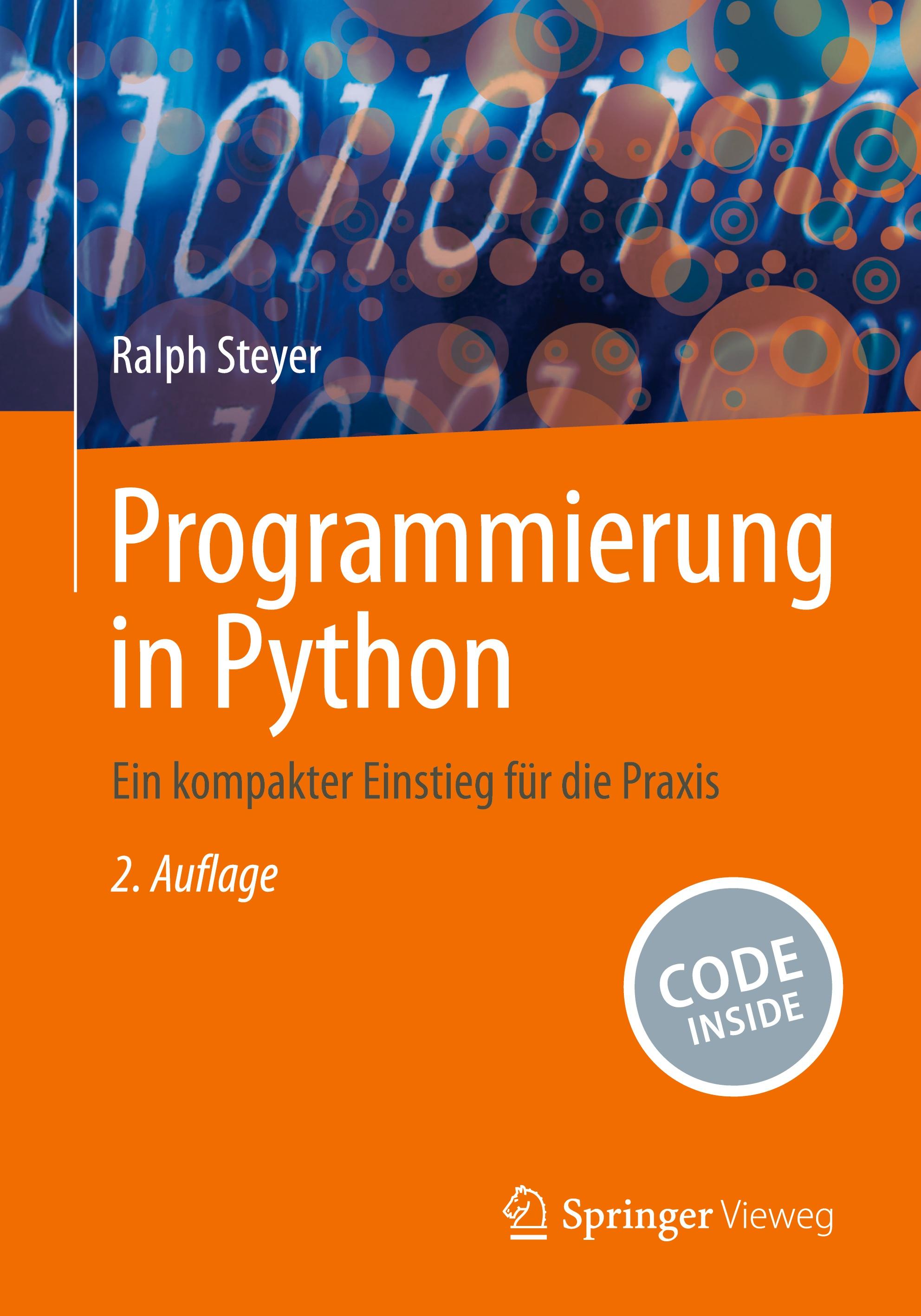 Vorderes Coverbild Programmierung in Python