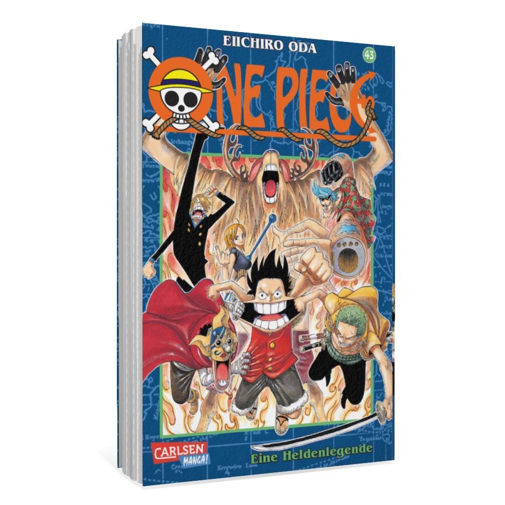 Beispielinhalt (Bild) One Piece 43. Eine Heldenlegende