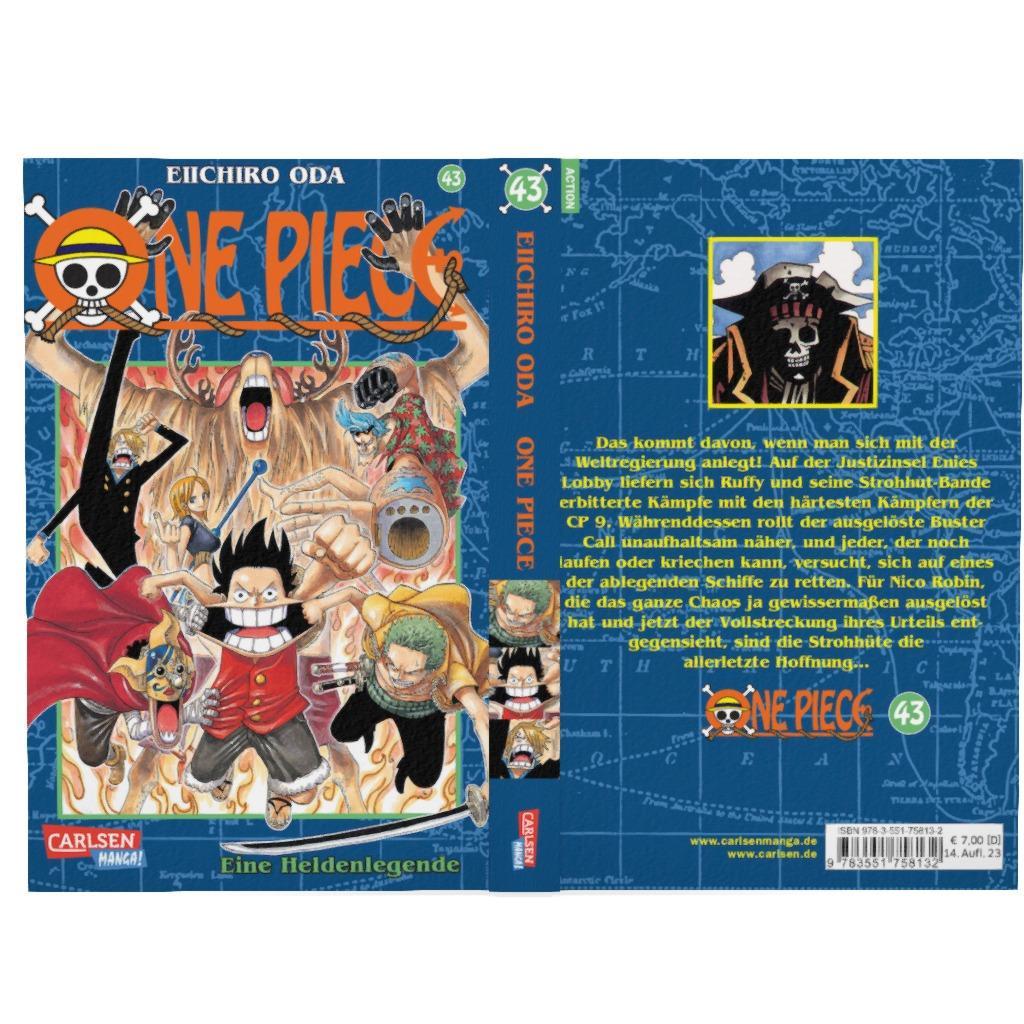 Beispielinhalt (Bild) One Piece 43. Eine Heldenlegende