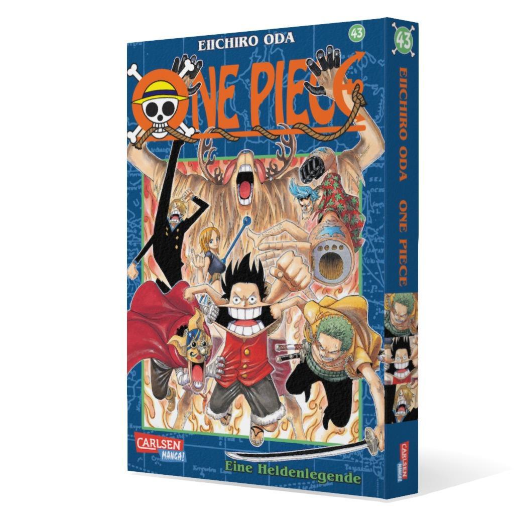 Beispielinhalt (Bild) One Piece 43. Eine Heldenlegende