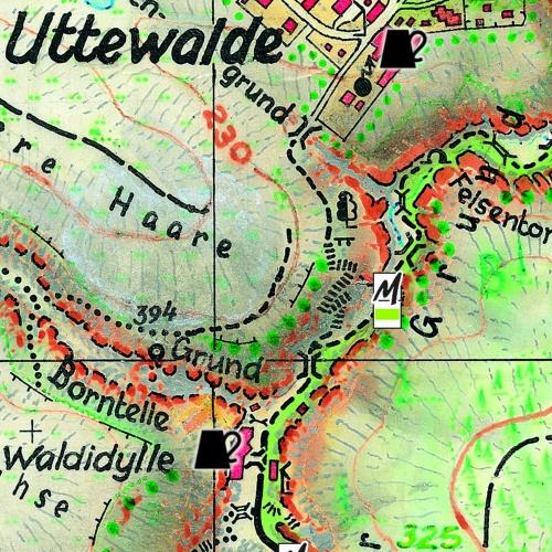 Beispielinhalt (Bild) Die Bastei 1 : 10 000