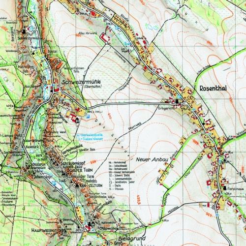 Beispielinhalt (Bild) Bielatalgebiet 1:10000