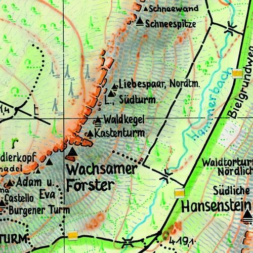 Beispielinhalt (Bild) Bielatalgebiet 1:10000
