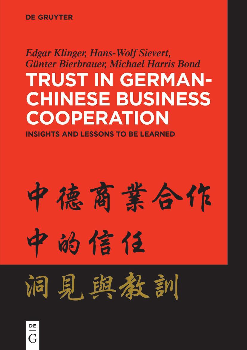 Vorderes Coverbild Trust in German-Chinese Business Cooperation