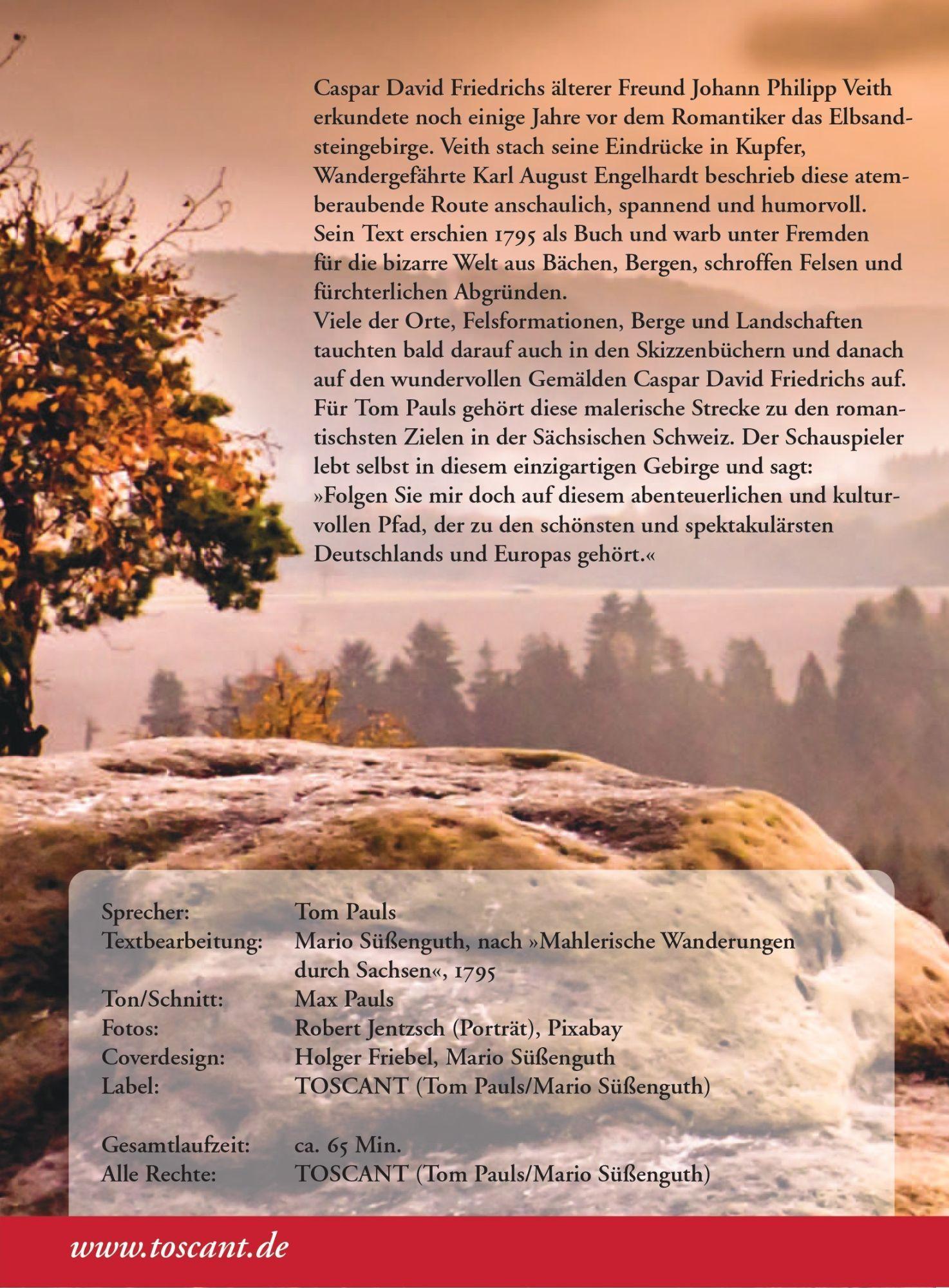 Beispielinhalt (Bild) Tom Pauls auf den Spuren von Caspar David Friedrich