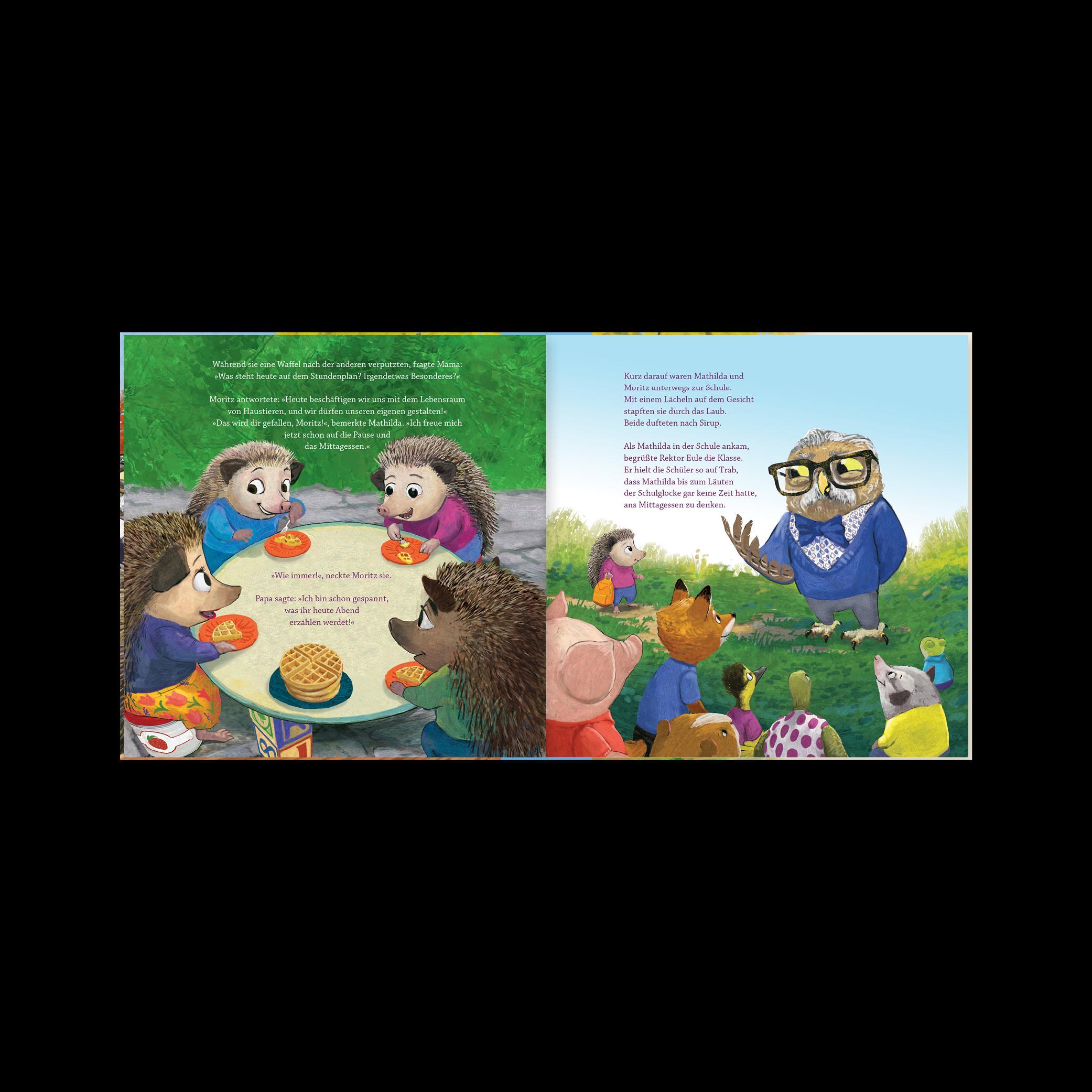 Beispielinhalt (Bild) Mathilda zeigt Mut