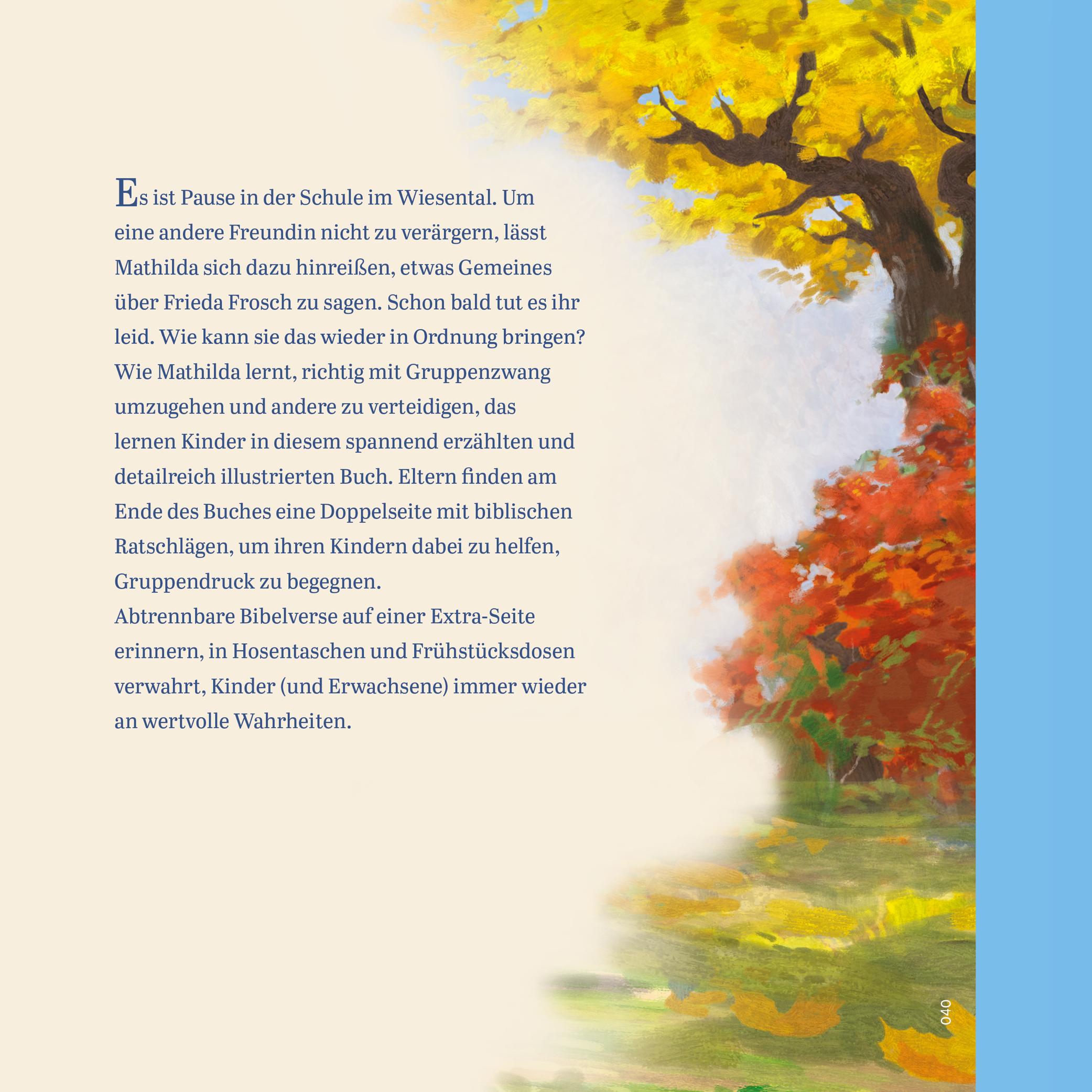 Rückseitencover Mathilda zeigt Mut