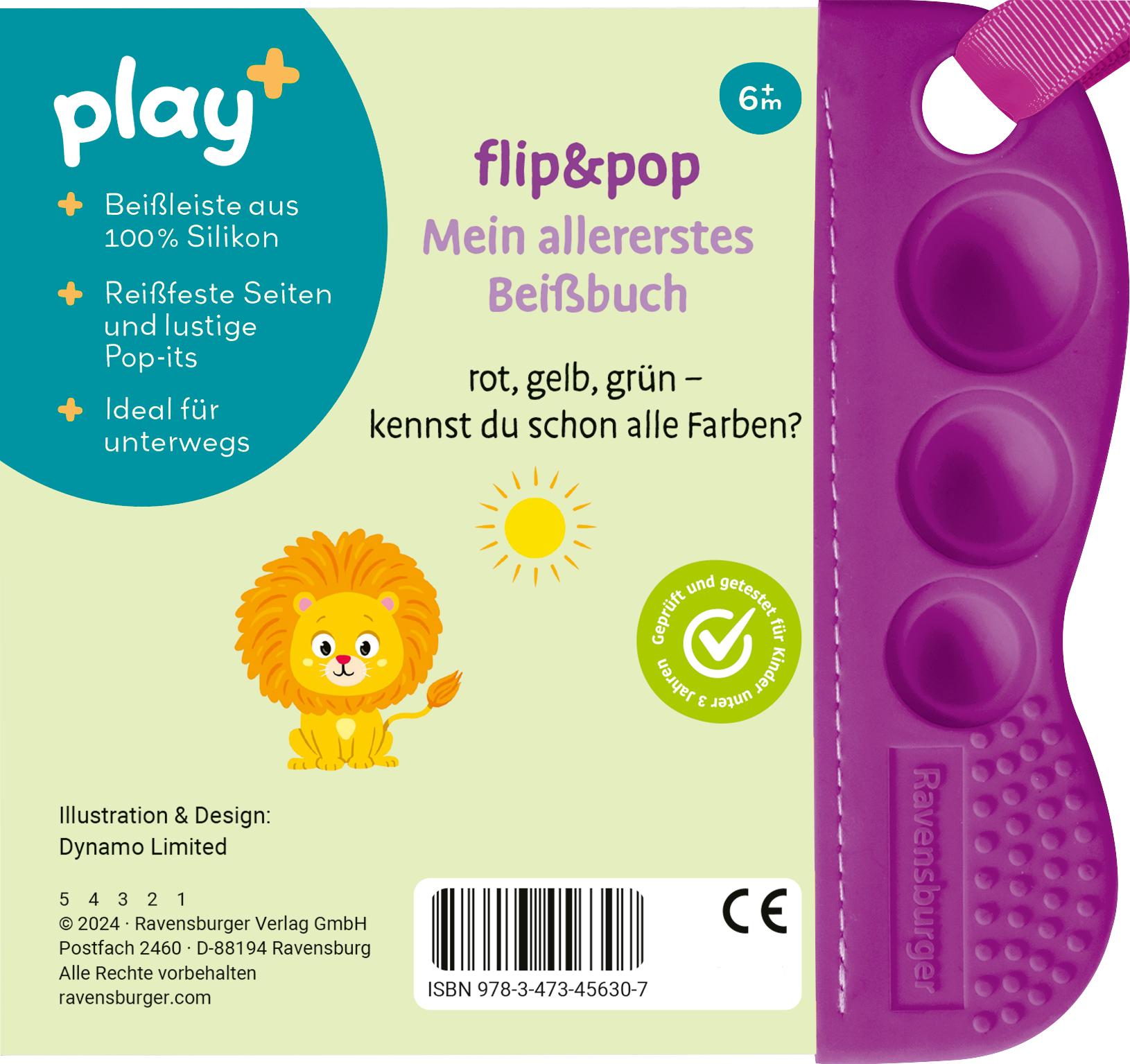 Rückseitencover Play+ flip&pop Erste Farben - ab 6 Monate