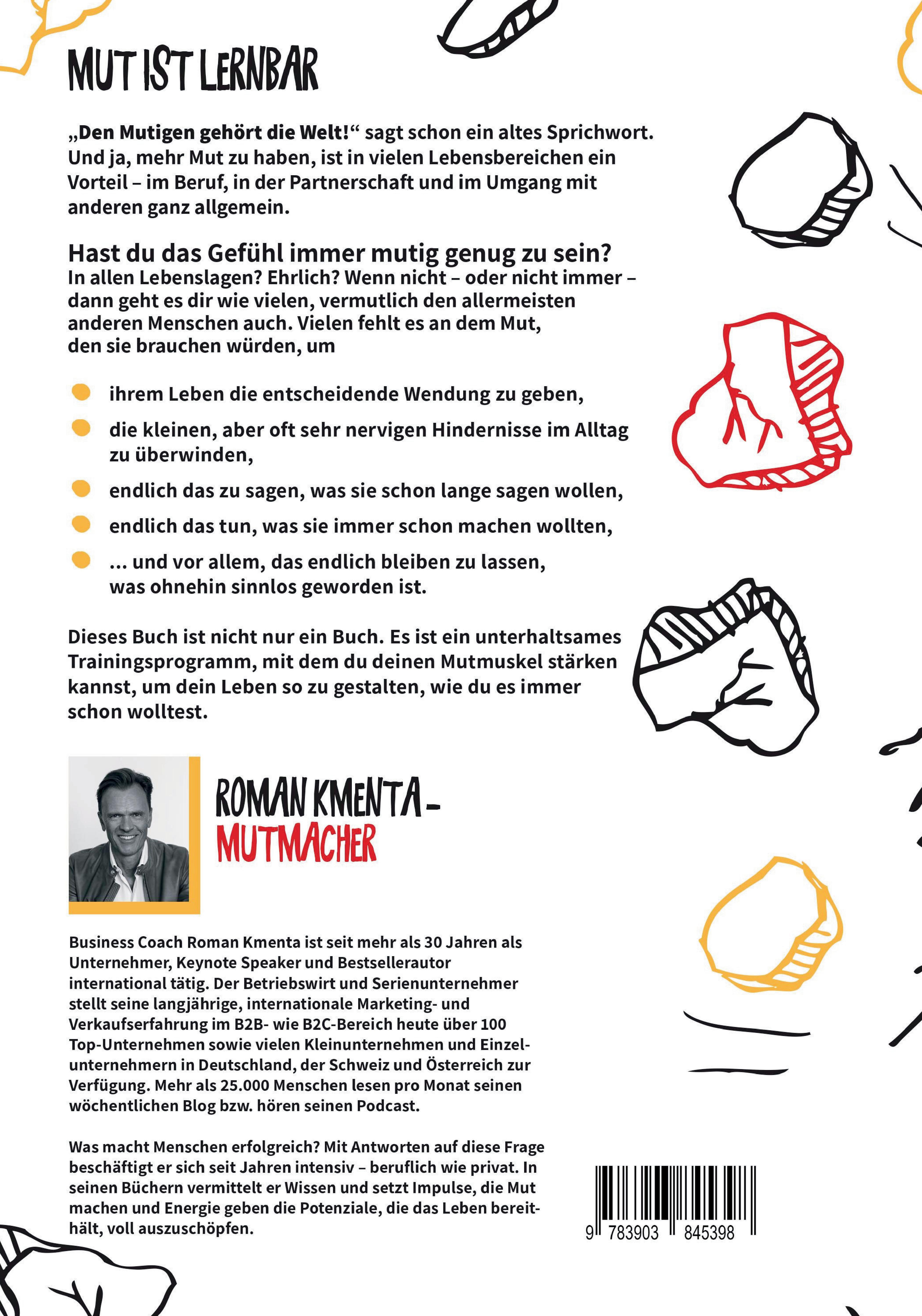 Rückseitencover Das Mut mach Buch