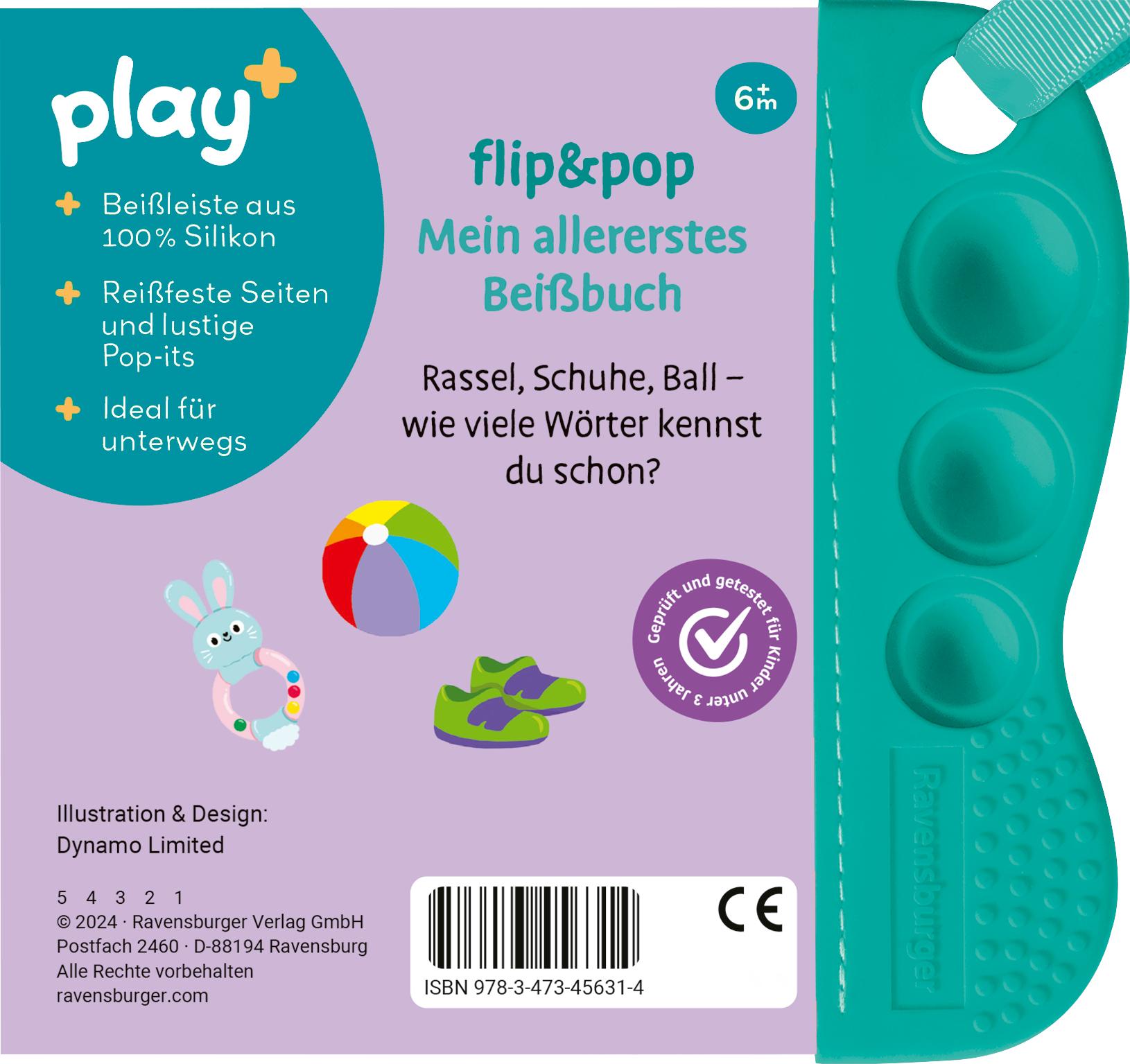 Rückseitencover Play+ flip&pop Erste Wörter - ab 6 Monate