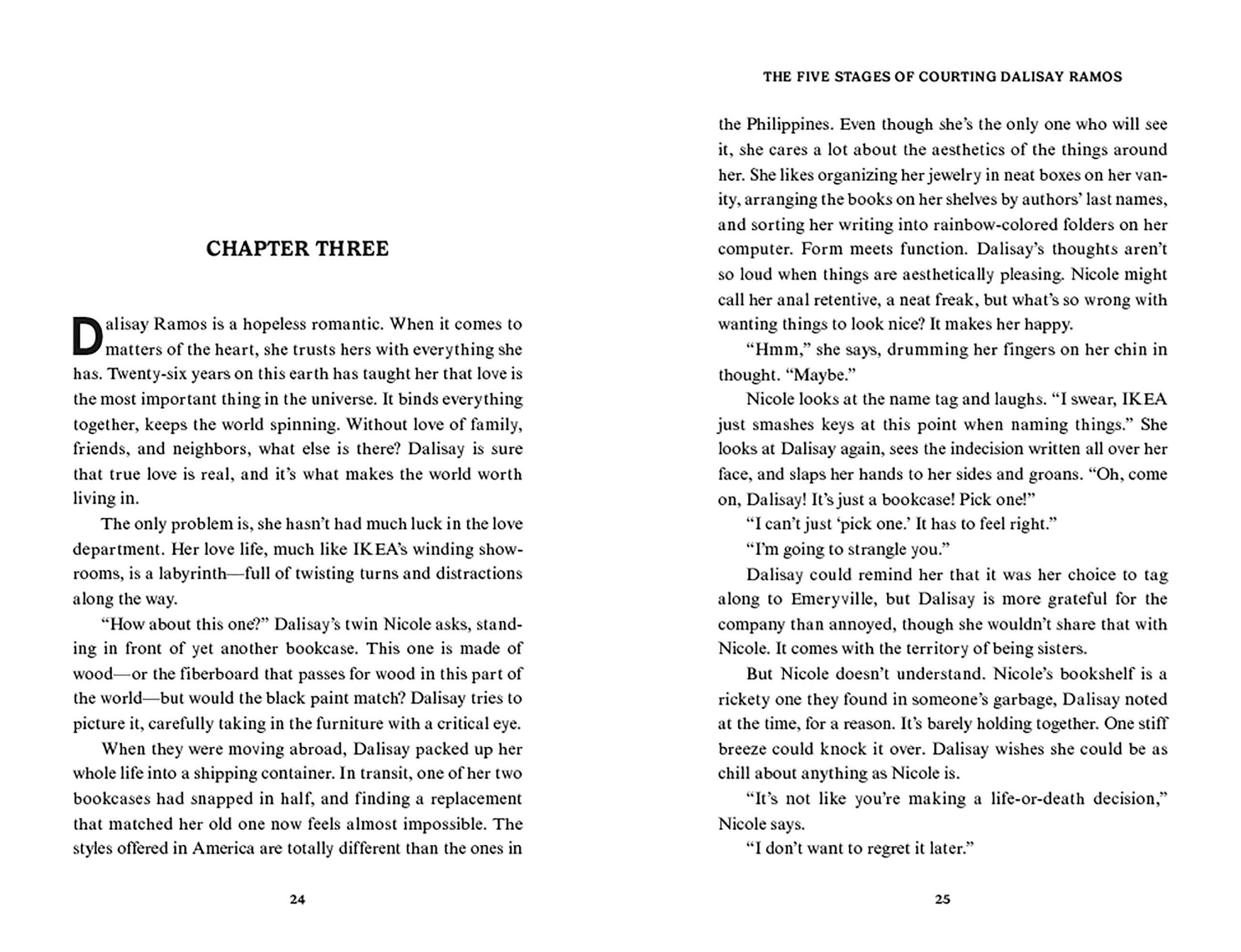 Beispielinhalt (Bild) Five Stages of Courting Dalisay Ramos