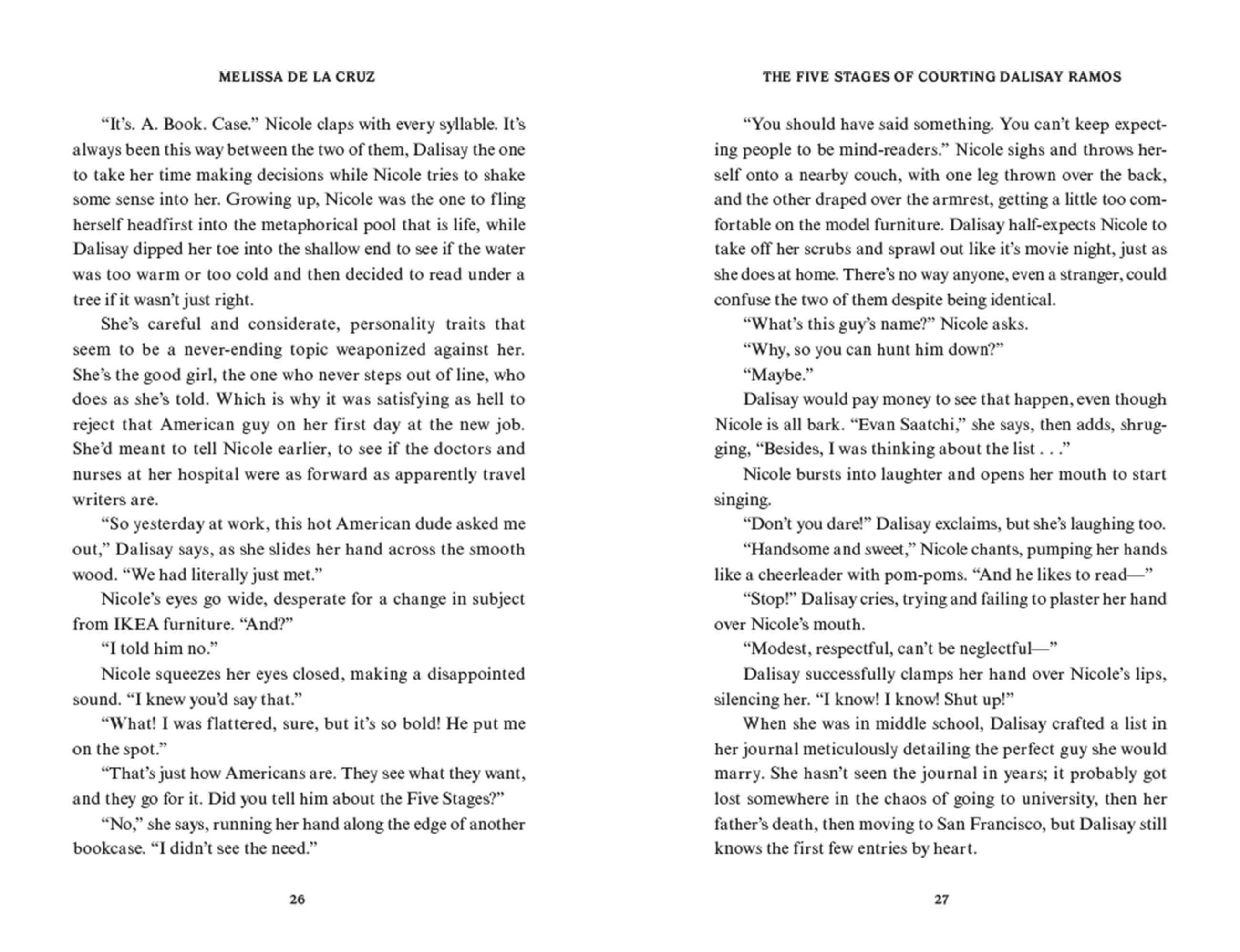 Beispielinhalt (Bild) Five Stages of Courting Dalisay Ramos