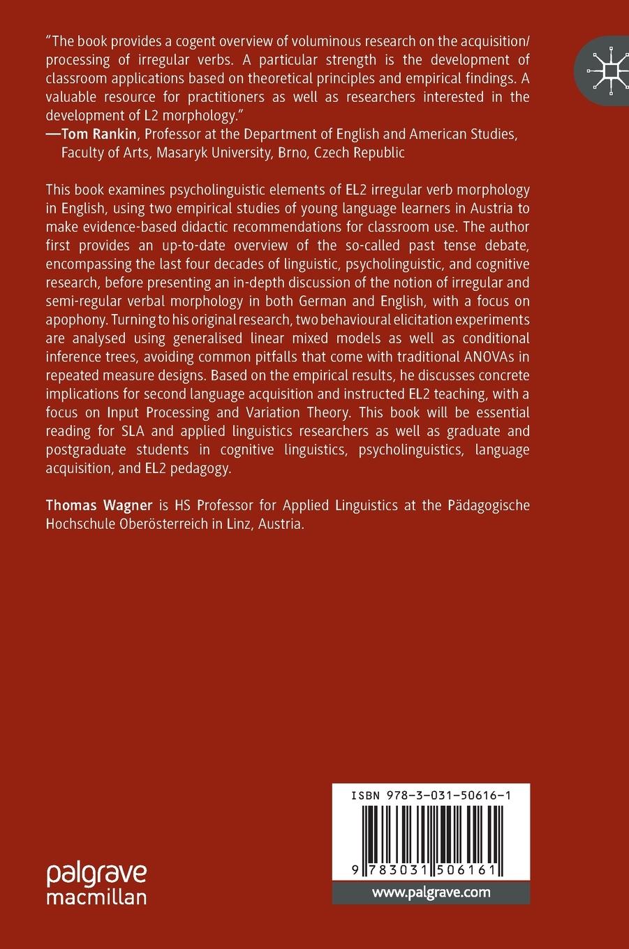 Rückseitencover English Interlanguage Morphology