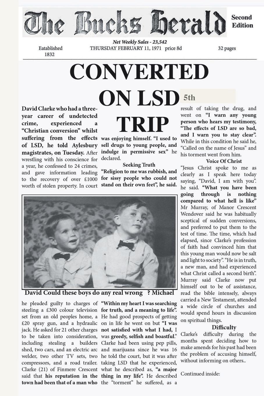 Vorderes Coverbild Converted On LSD Trip 5th Edition