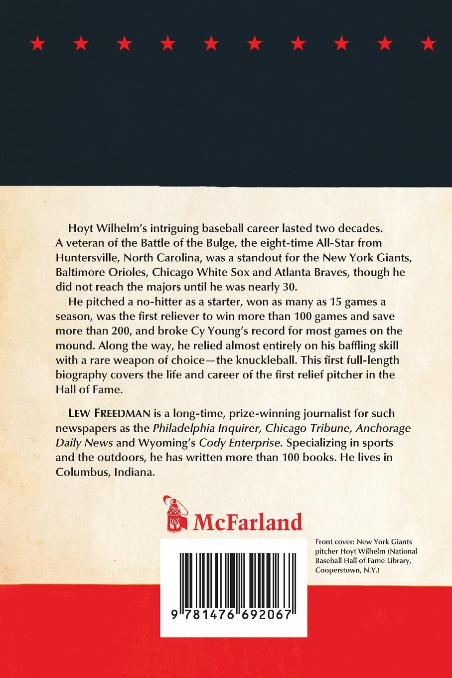 Rückseitencover Hoyt Wilhelm