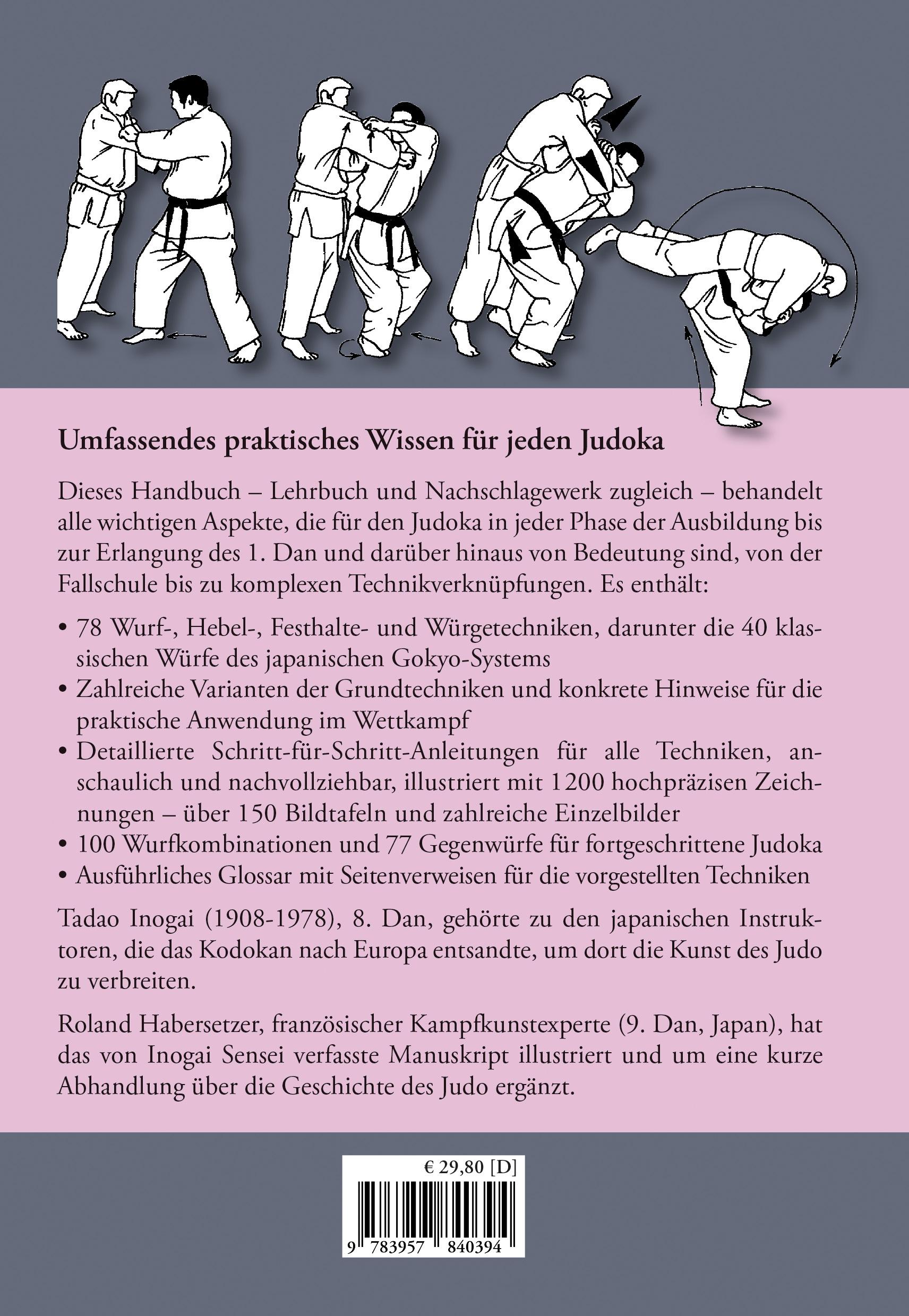 Rückseitencover Die Grundtechniken des Judo