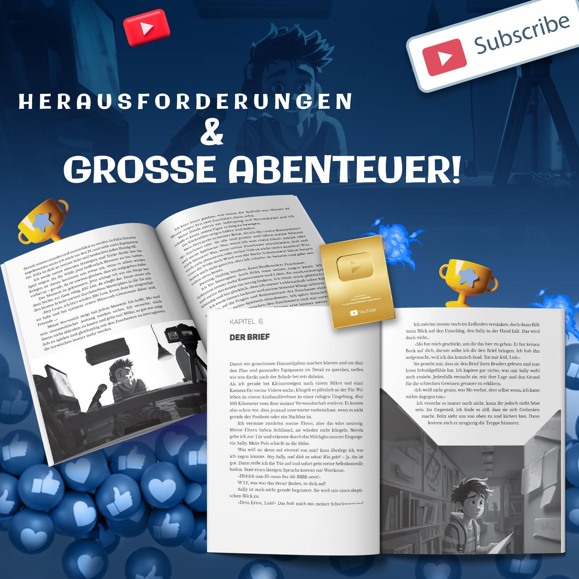 Beispielinhalt (Bild) Auf der Jagd nach dem goldenen Play Button