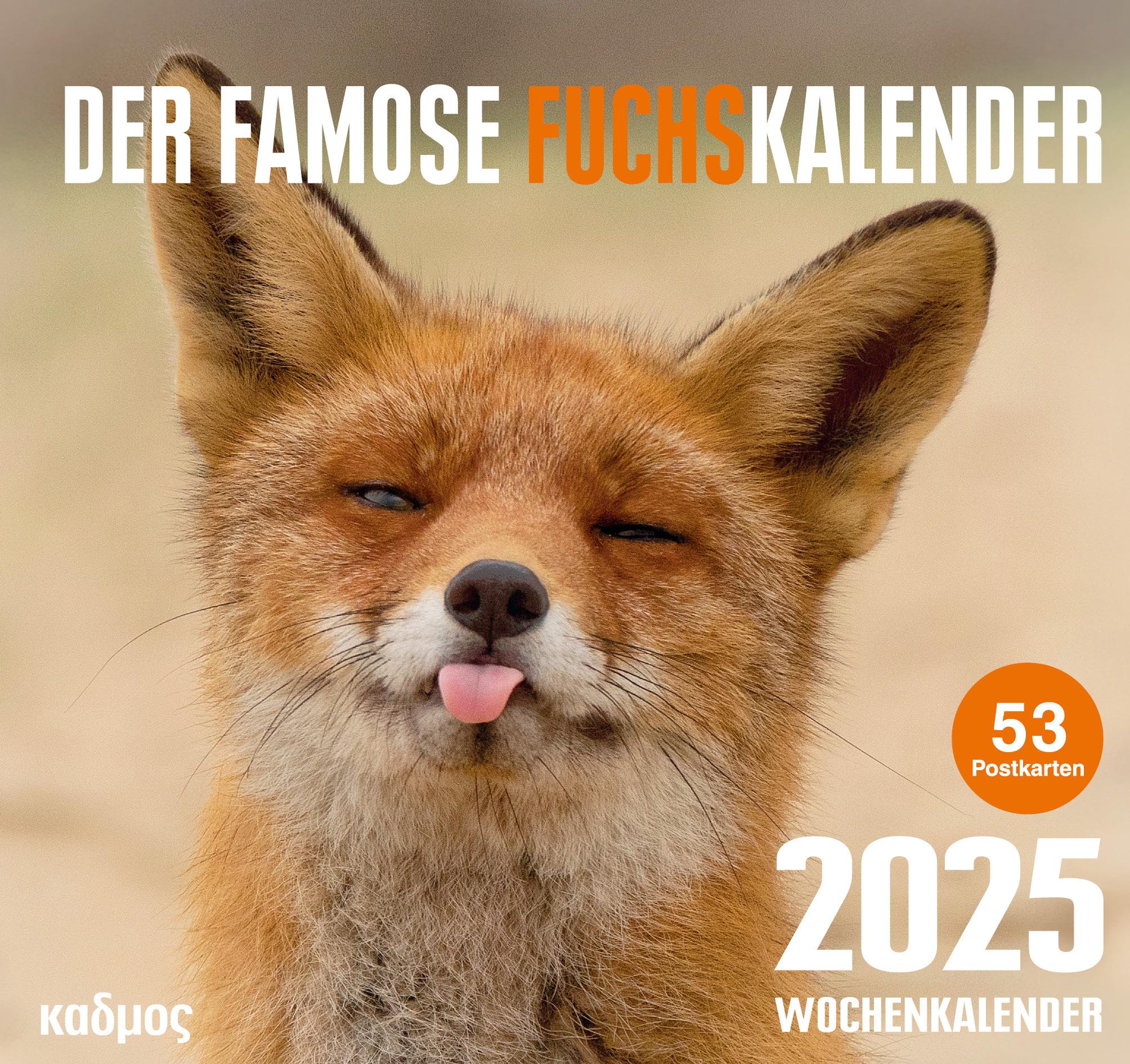 Vorderes Coverbild Der famose Fuchskalender (2025)
