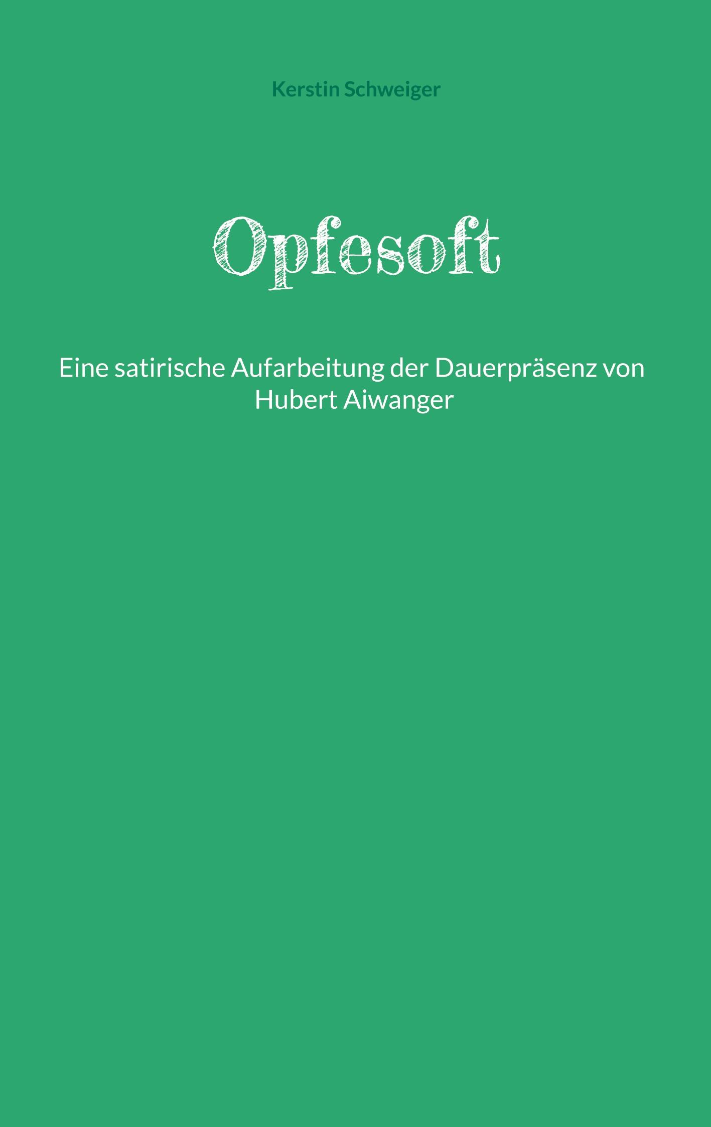 Vorderes Coverbild Opfesoft