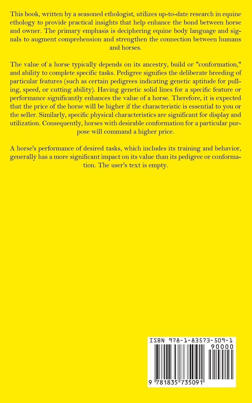 Rückseitencover Horse Training