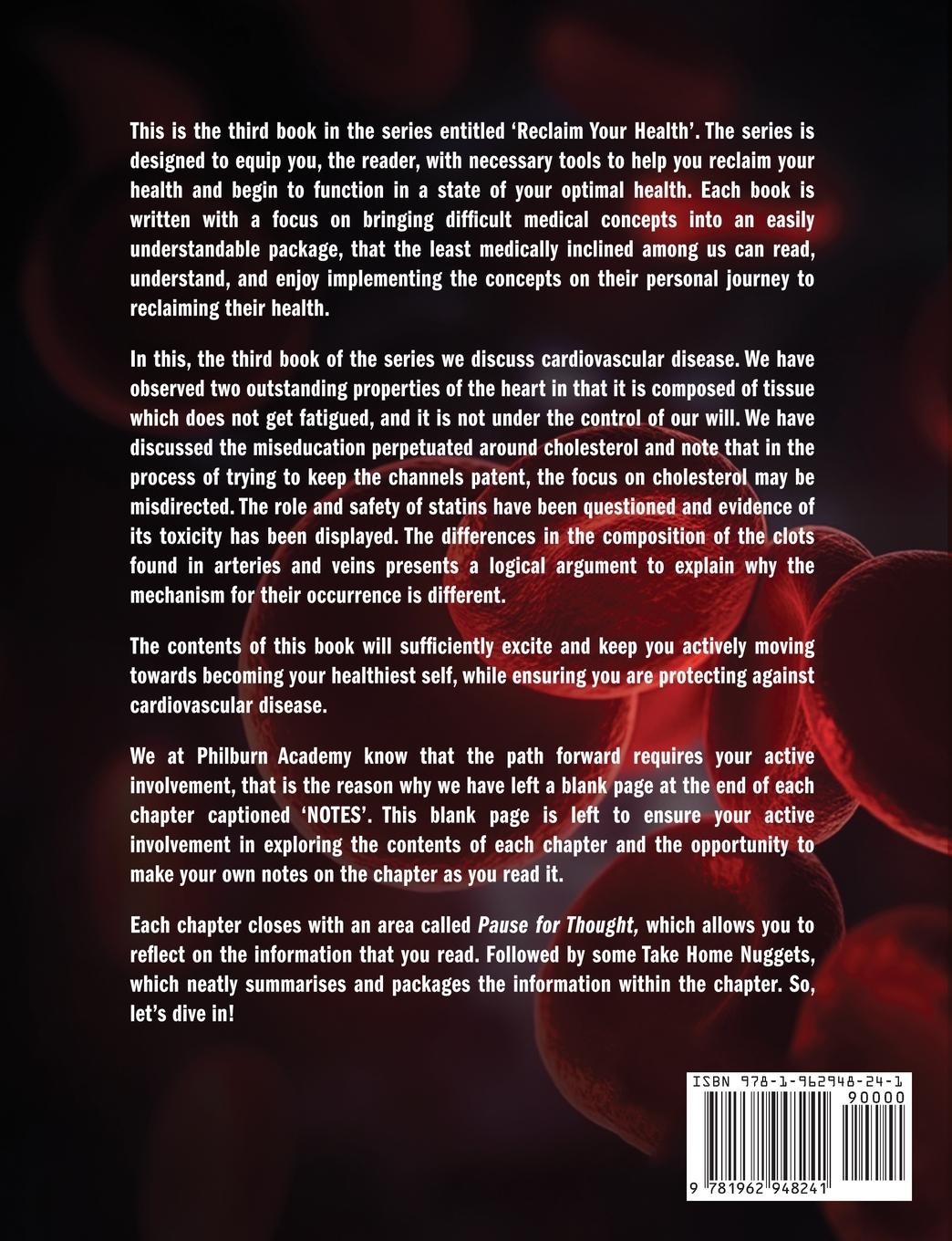 Rückseitencover RECLAIM YOUR HEALTH - CARDIOVASCULAR DISEASE