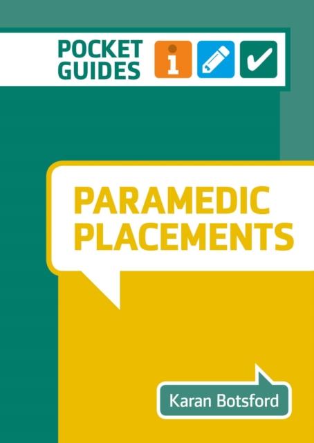 Vorderes Coverbild Paramedic Placements