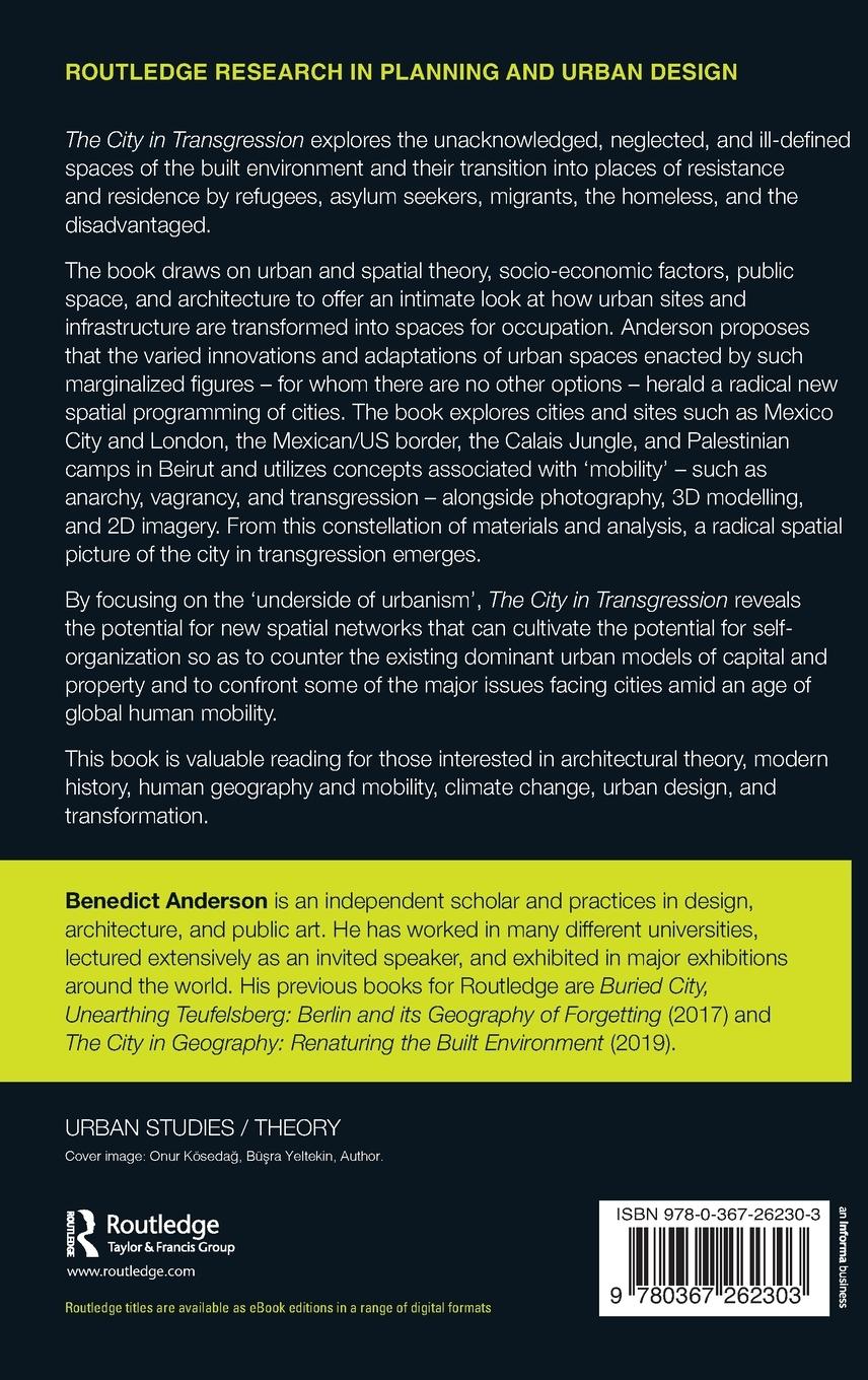 Rückseitencover The City in Transgression