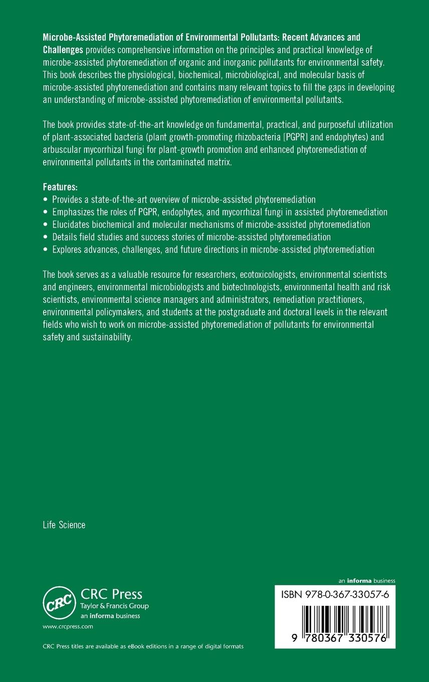 Rückseitencover Microbe-Assisted Phytoremediation of Environmental Pollutants