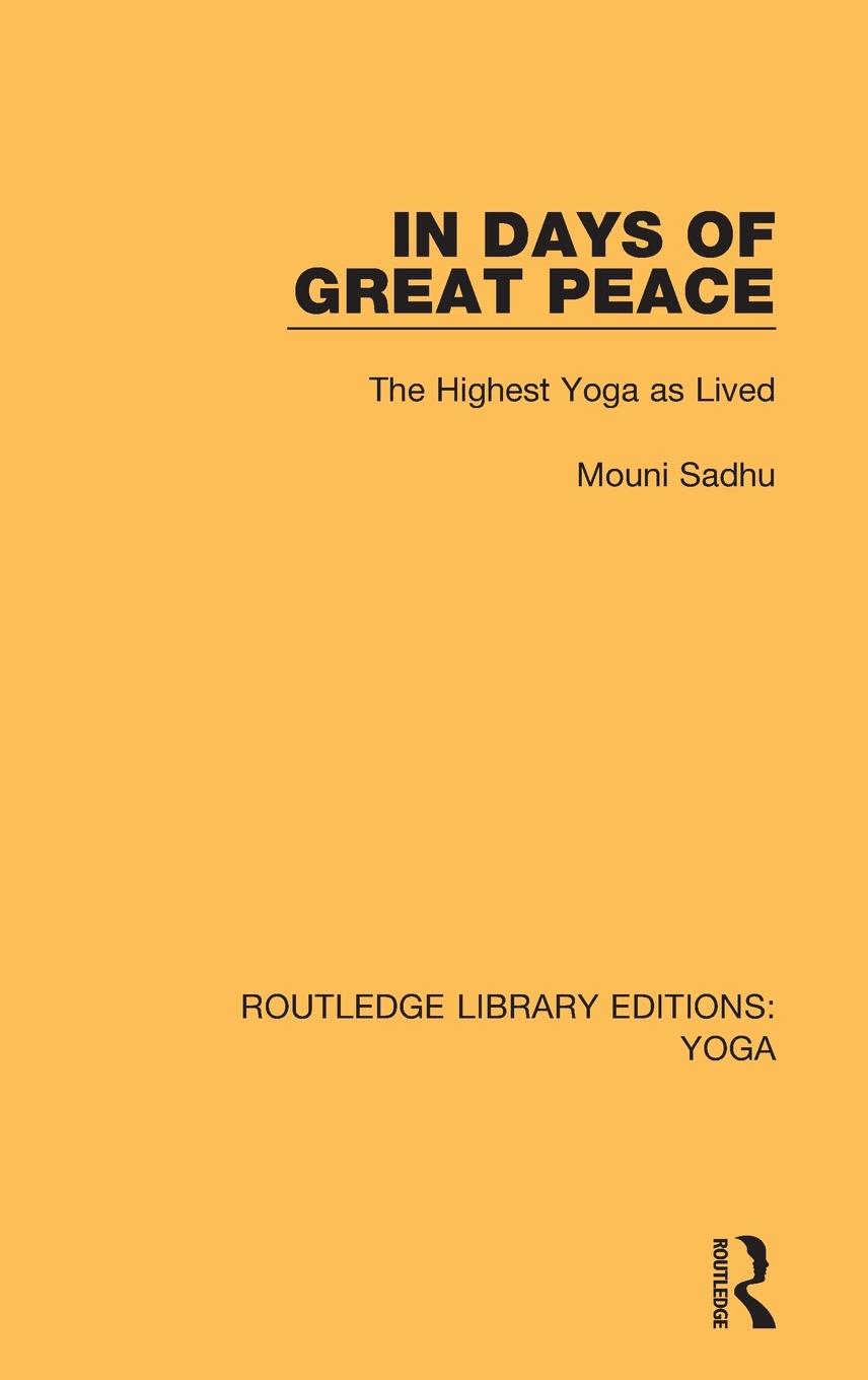 Vorderes Coverbild In Days of Great Peace