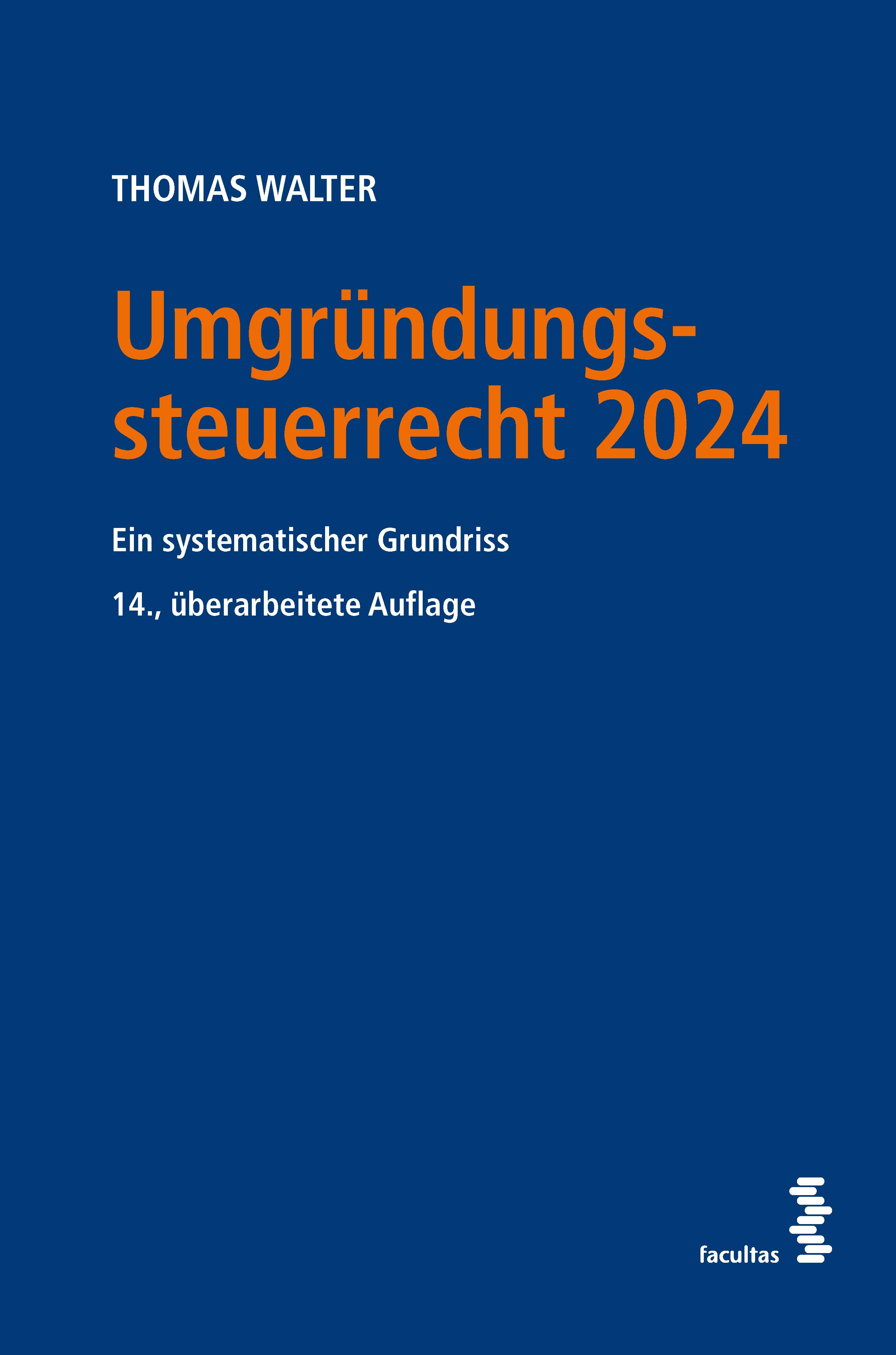 Vorderes Coverbild Umgründungssteuerrecht 2024