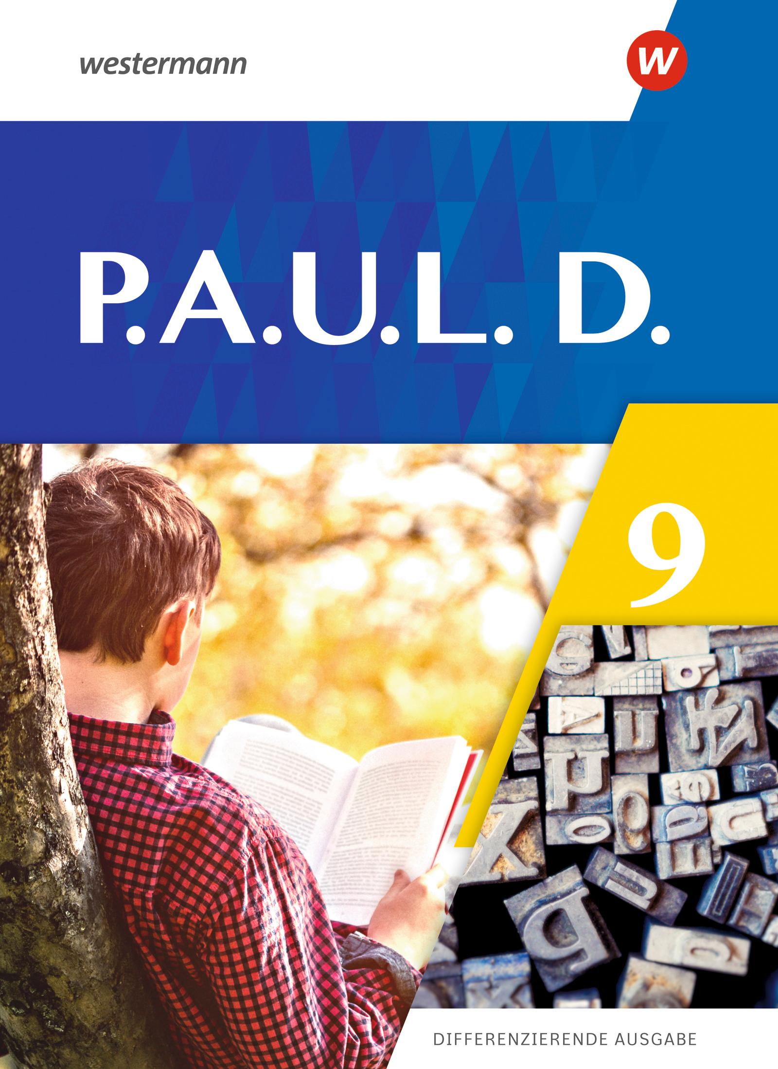 Vorderes Coverbild P.A.U.L.D. (Paul) 9. Schulbuch. Differenzierende Ausgabe