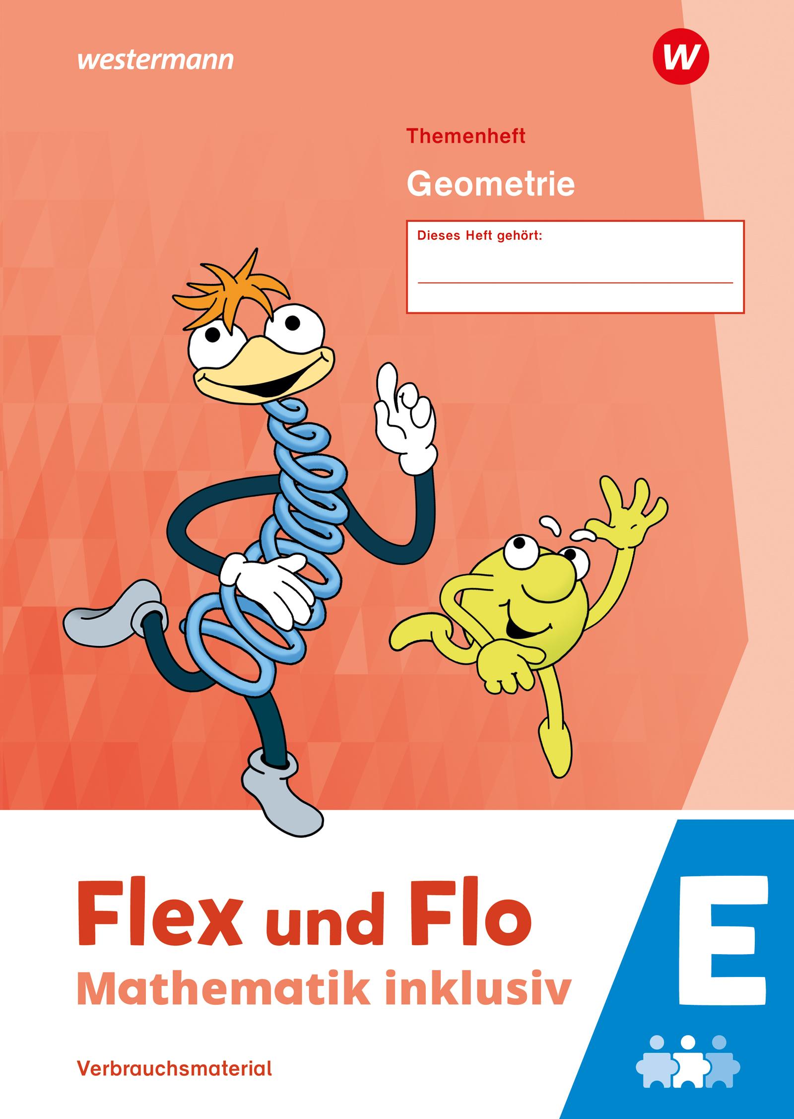 Vorderes Coverbild Flex und Flo - Mathematik inklusiv. Themenheft Geometrie E