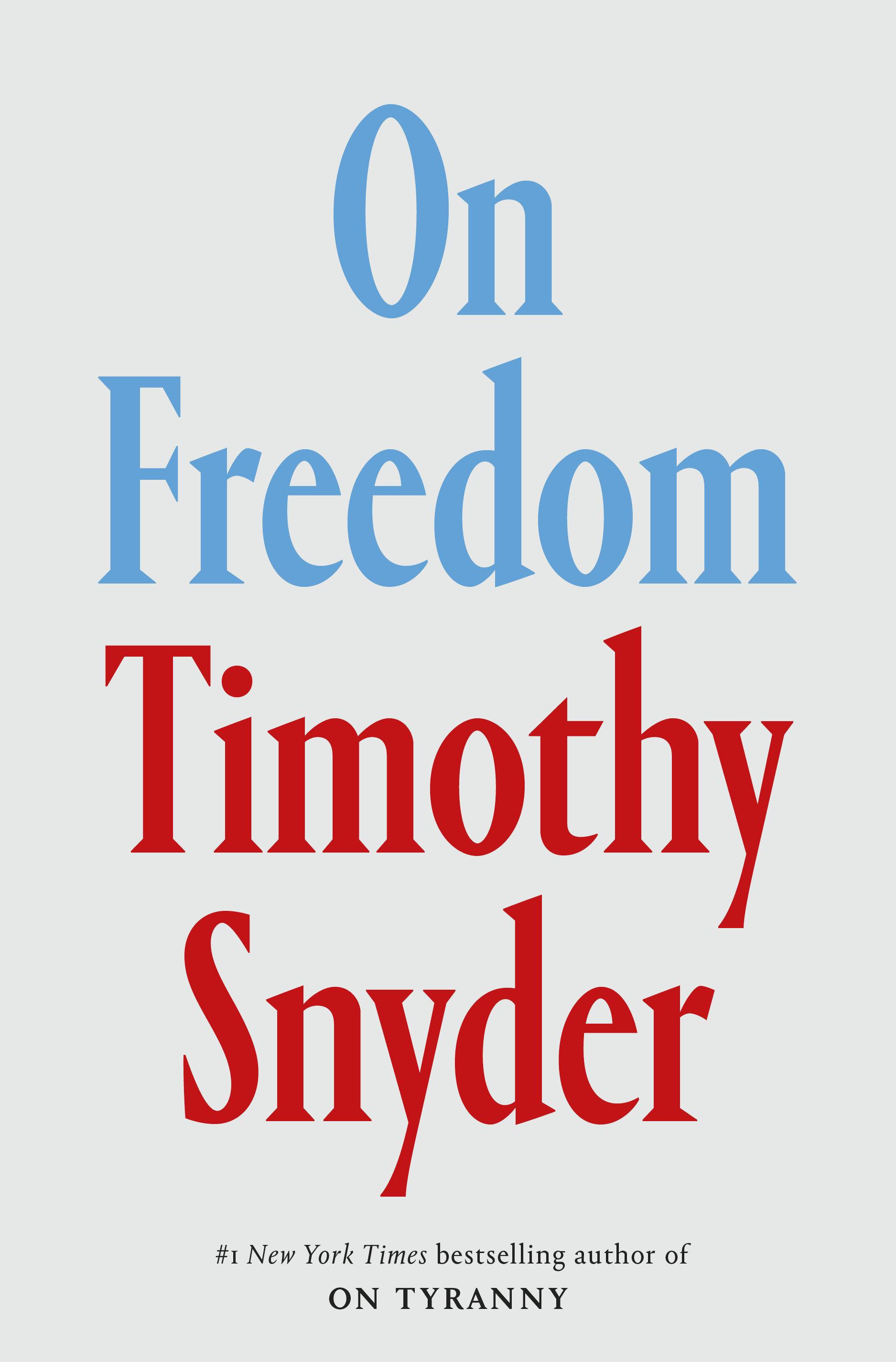 Vorderes Coverbild On Freedom