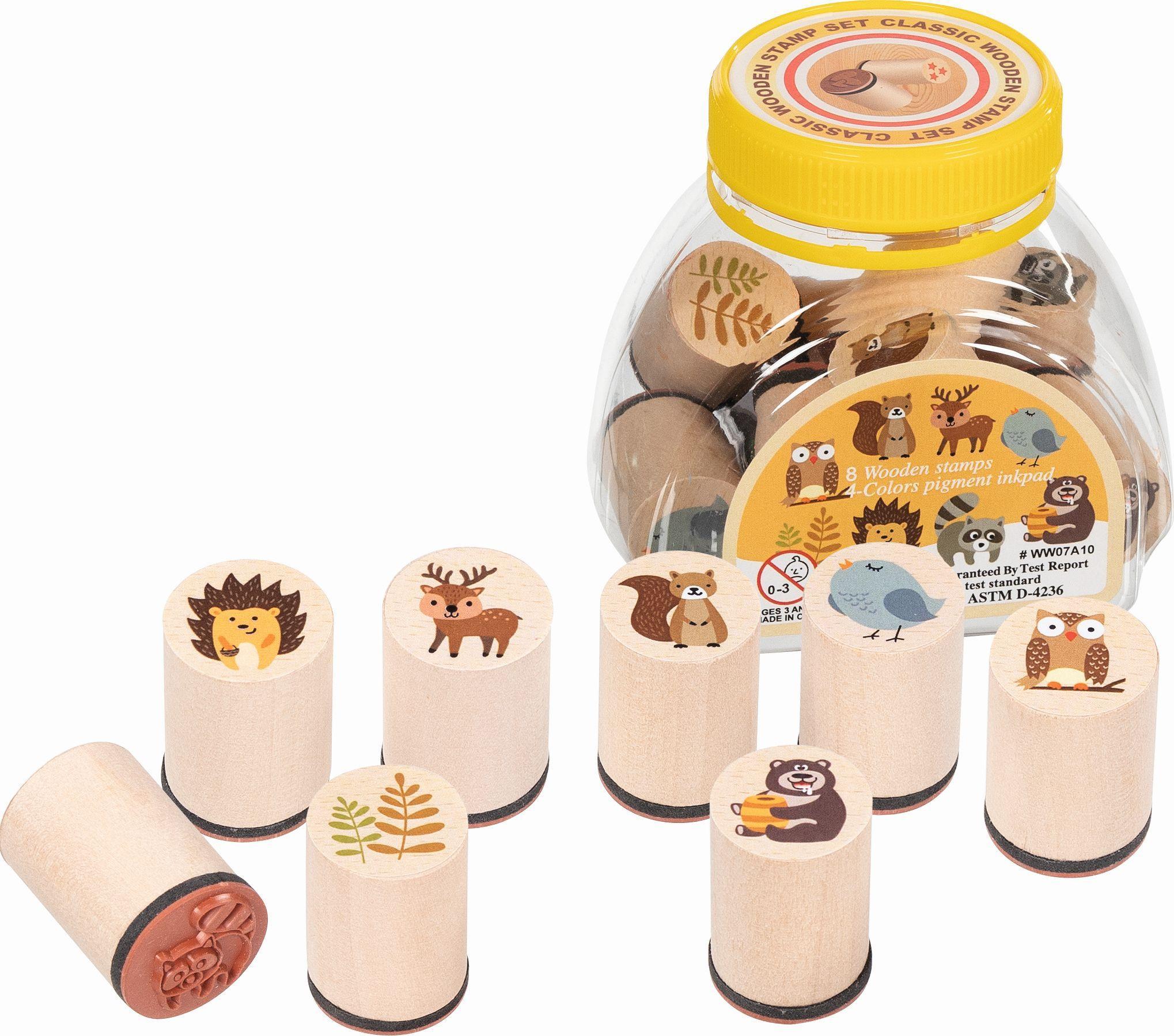 Vorderes Coverbild Stempel Waldtiere (8 Stempel)