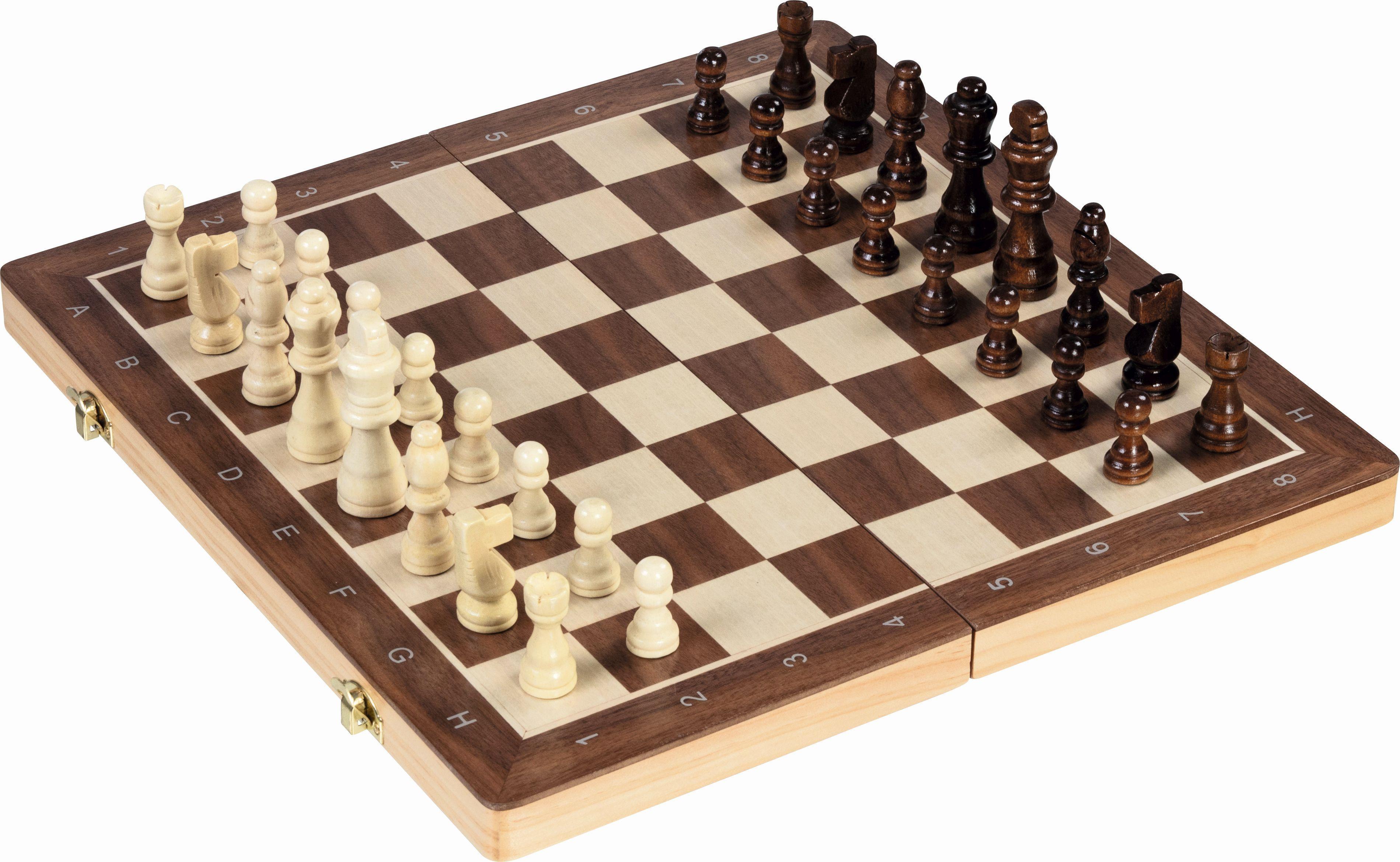 Vorderes Coverbild Schach/Dame Spiel 2in1, magnetisch