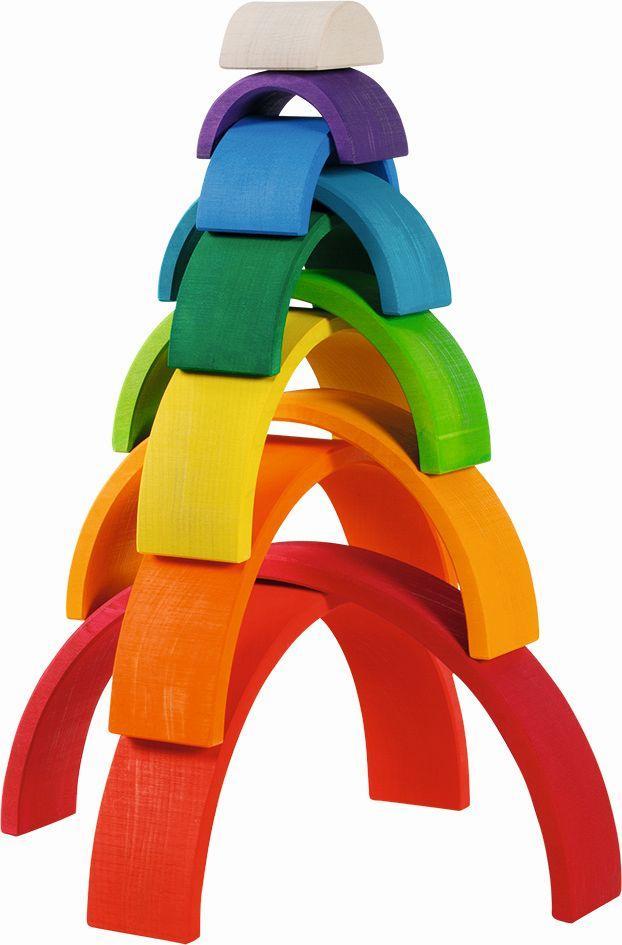Beispielinhalt (Bild) Bausteine Regenbogen